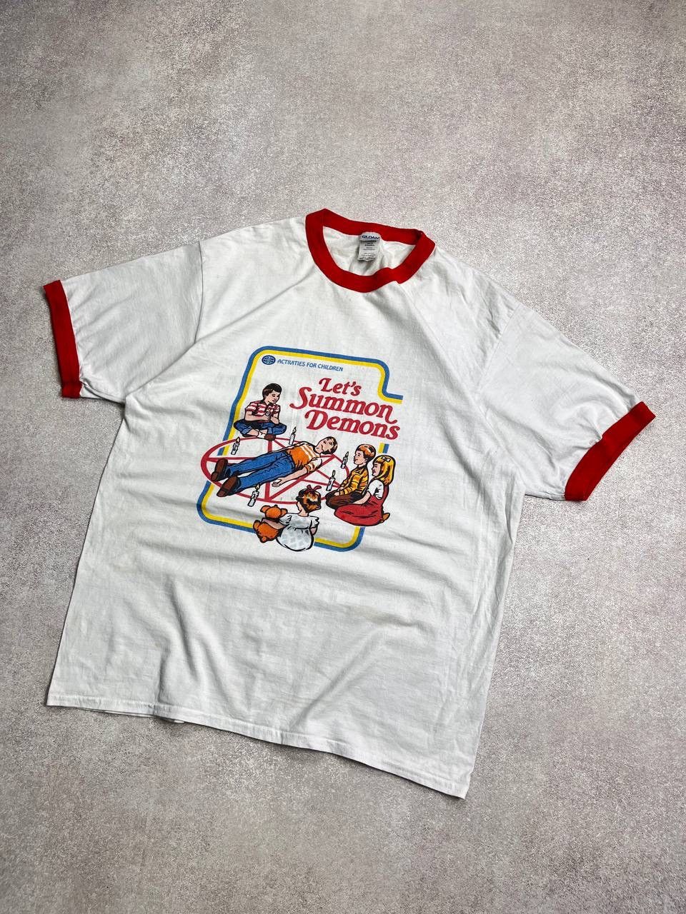 Other VINTAGE STEVEN RHODES ACTIVITIES FOR CHILDREN BOXY T-SHIRT Size US XXL / EU 58 / 5 - 2 Thumbnail