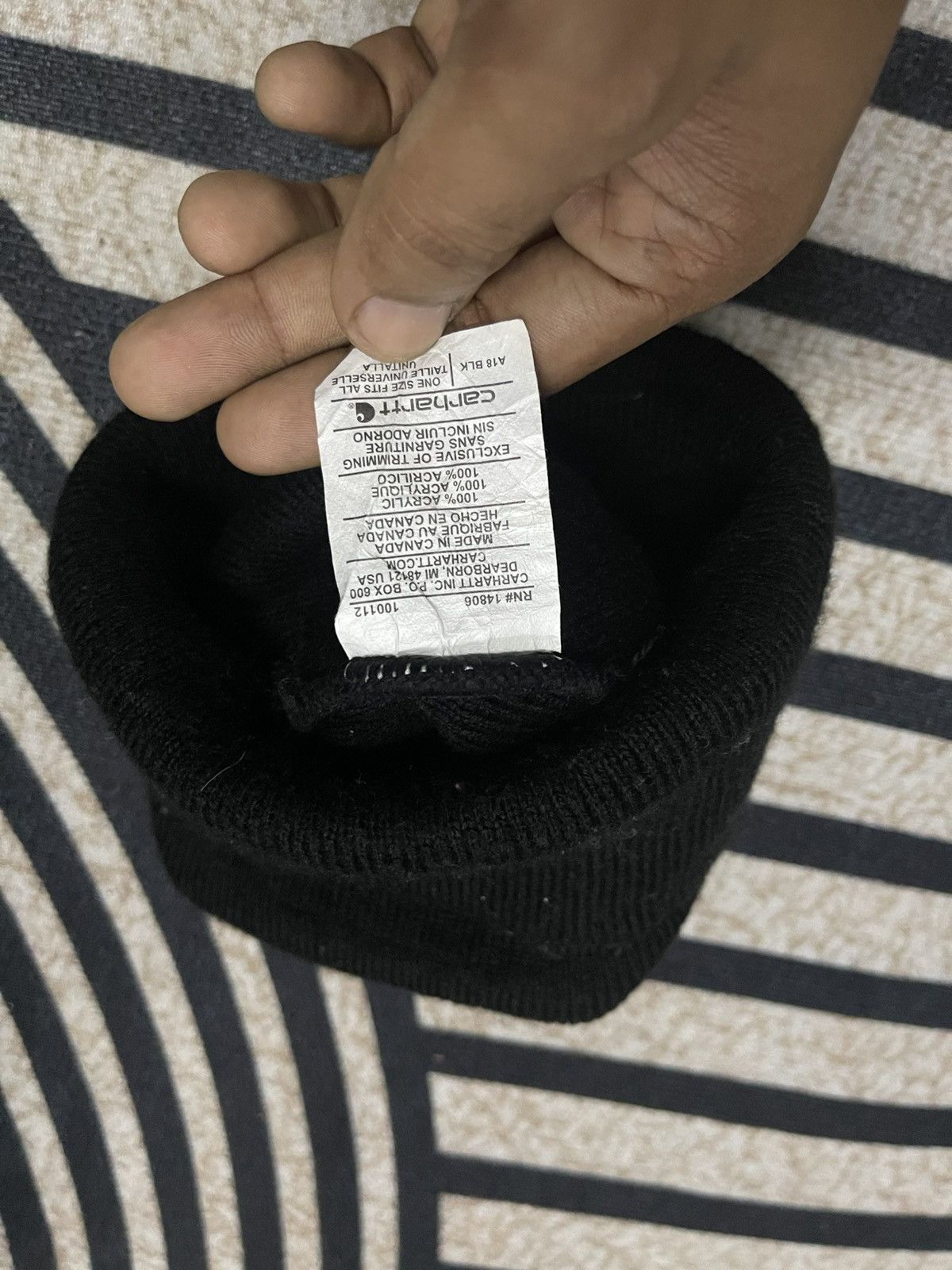 Carhartt FW19 CARHARTT BEANIE HAT Size ONE SIZE - 7 Thumbnail