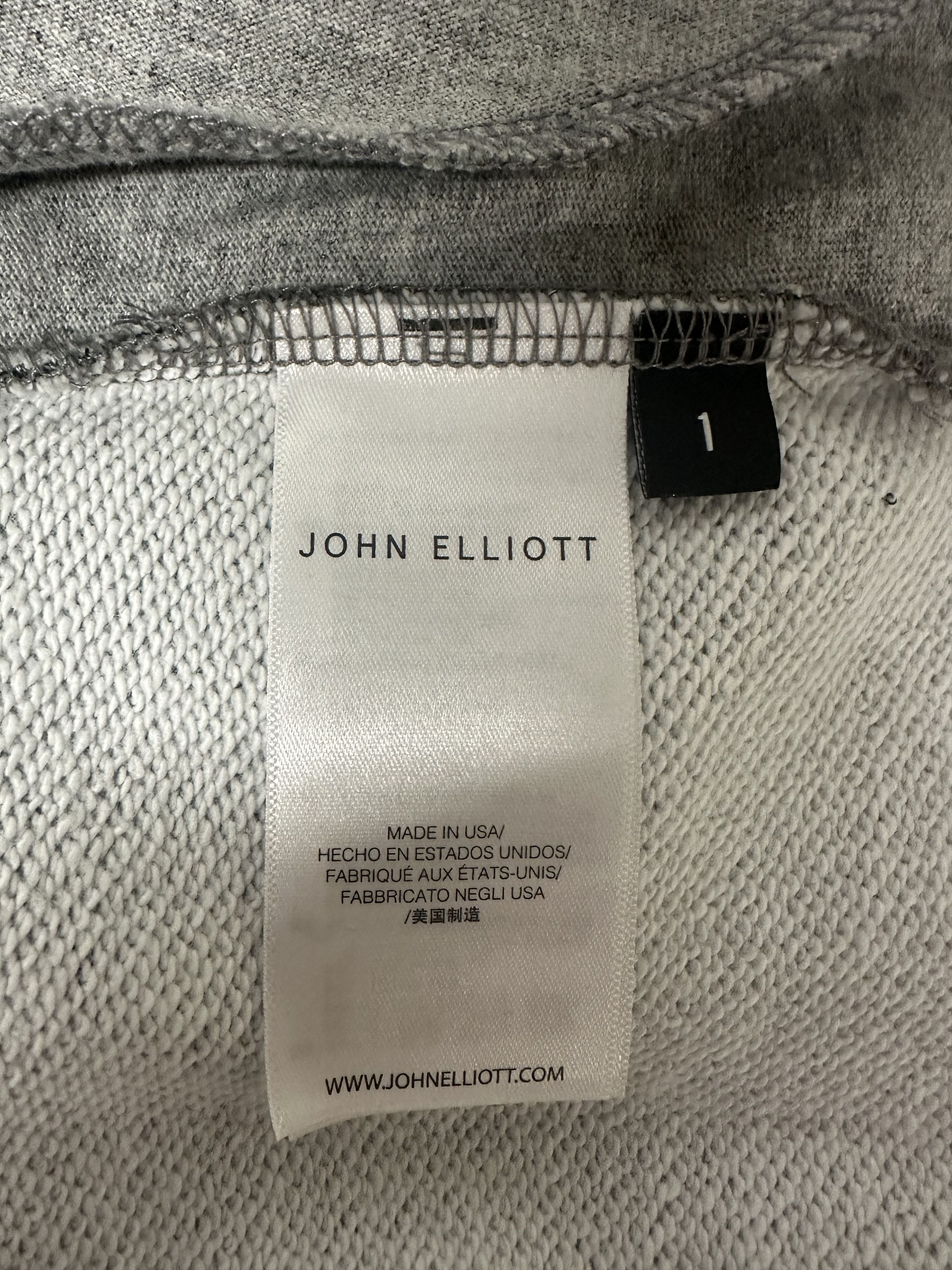 John Elliott John Elliott Dark Grey Aspen Mock Hoodie Size US S / EU 44-46 / 1 - 7 Thumbnail