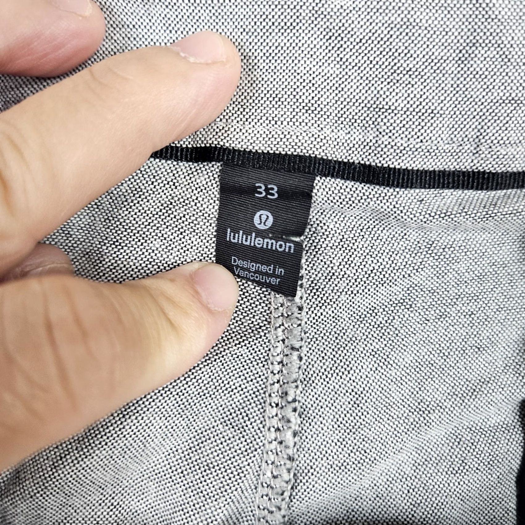 Lululemon Lululemon Commission Short Qwick Oxford 9" Men's Light Gray Size 33 Size US 33 - 5 Thumbnail
