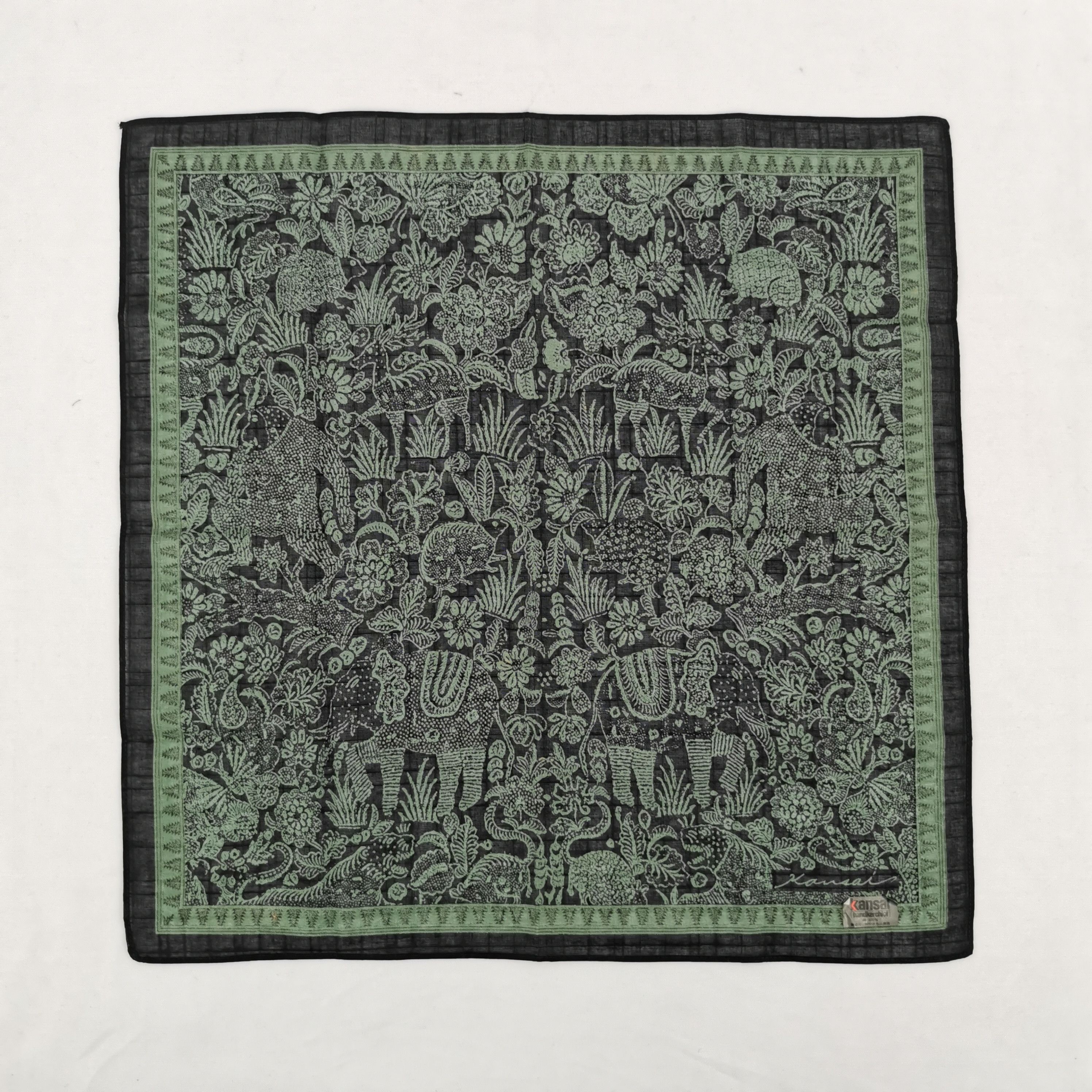 Kansai Yamamoto NWT Vintage Kansai Handkerchief Neckerchief Japanese Bandana Size ONE SIZE - 2 Thumbnail