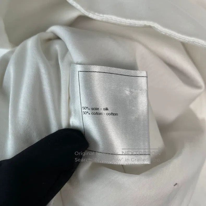 Chanel Chanel White and blue T-shirt Size XXS / US 00 / IT 34 - 8 Thumbnail