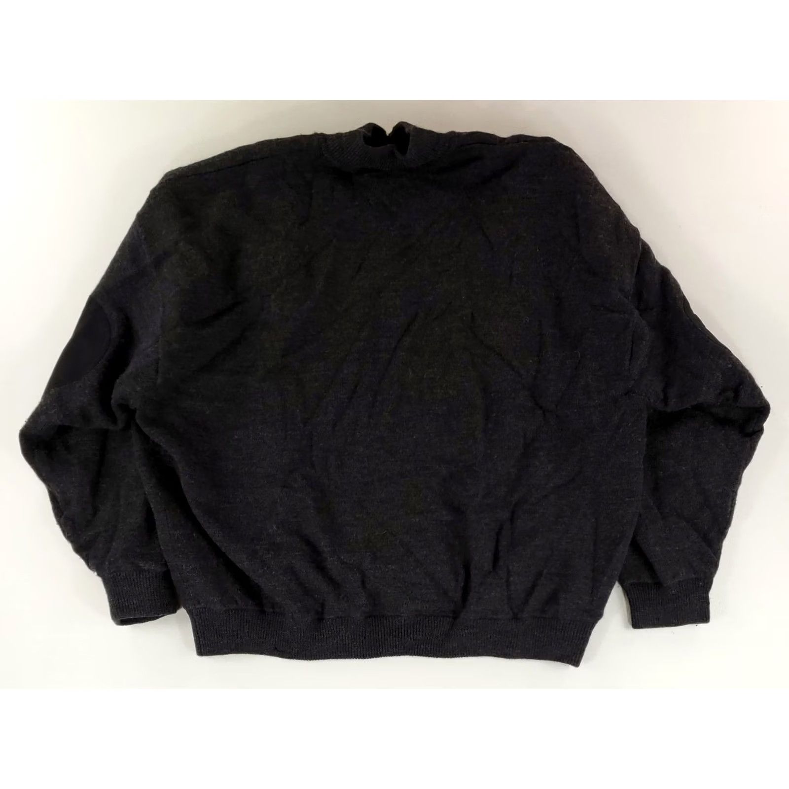 Vintage Cabela's Sweater 100% Wool 1/4 Zip Lined Insulated Pullover Gray Elbow Mens 3XL Size US XXL / EU 58 / 5 - 5 Thumbnail