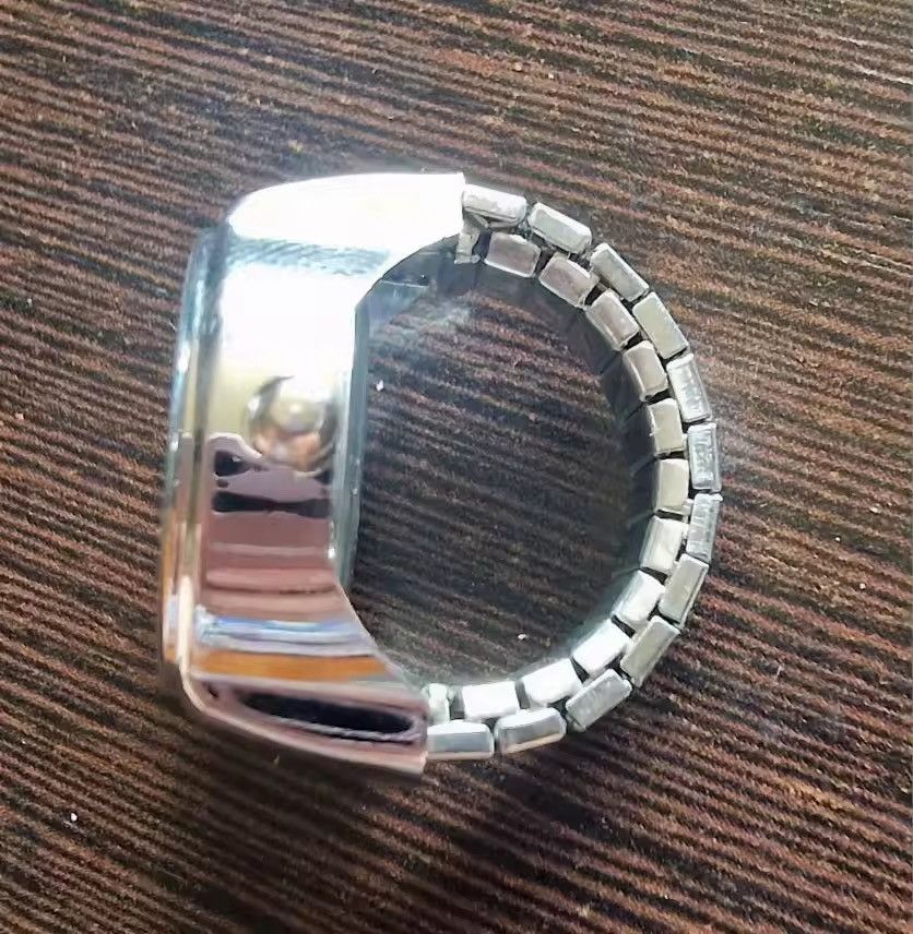 Japanese Brand Avant garde fashion watch ring retro punk hip hop Size ONE SIZE - 3 Thumbnail
