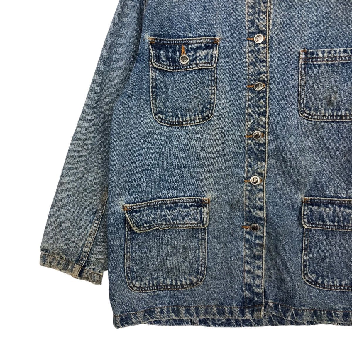 Japanese Brand 🔥VINTAGE CHORE DENIM WORK JACKET BILLBLASS ISSEY MIYAKE Size US M / EU 48-50 / 2 - 6 Thumbnail