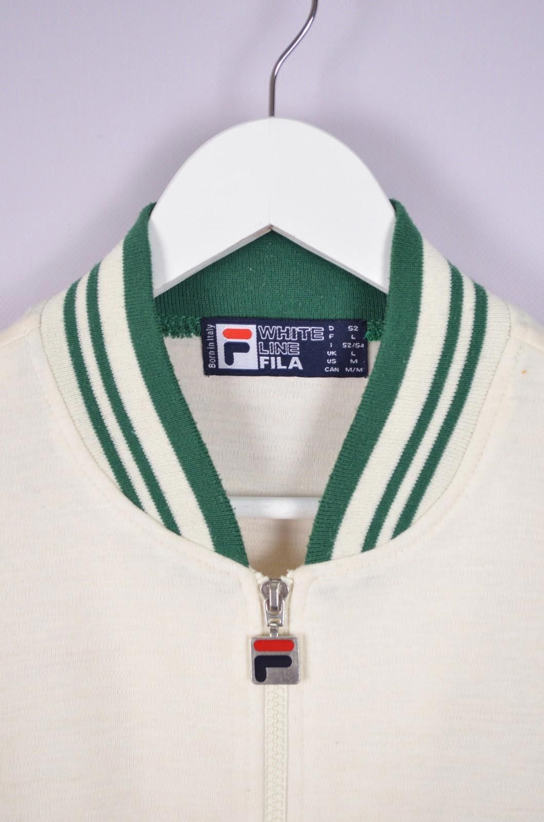 Fila Fila White Line Retro Zip-Up Track Jacket Wool Blend Size L Size US L / EU 52-54 / 3 - 5 Thumbnail