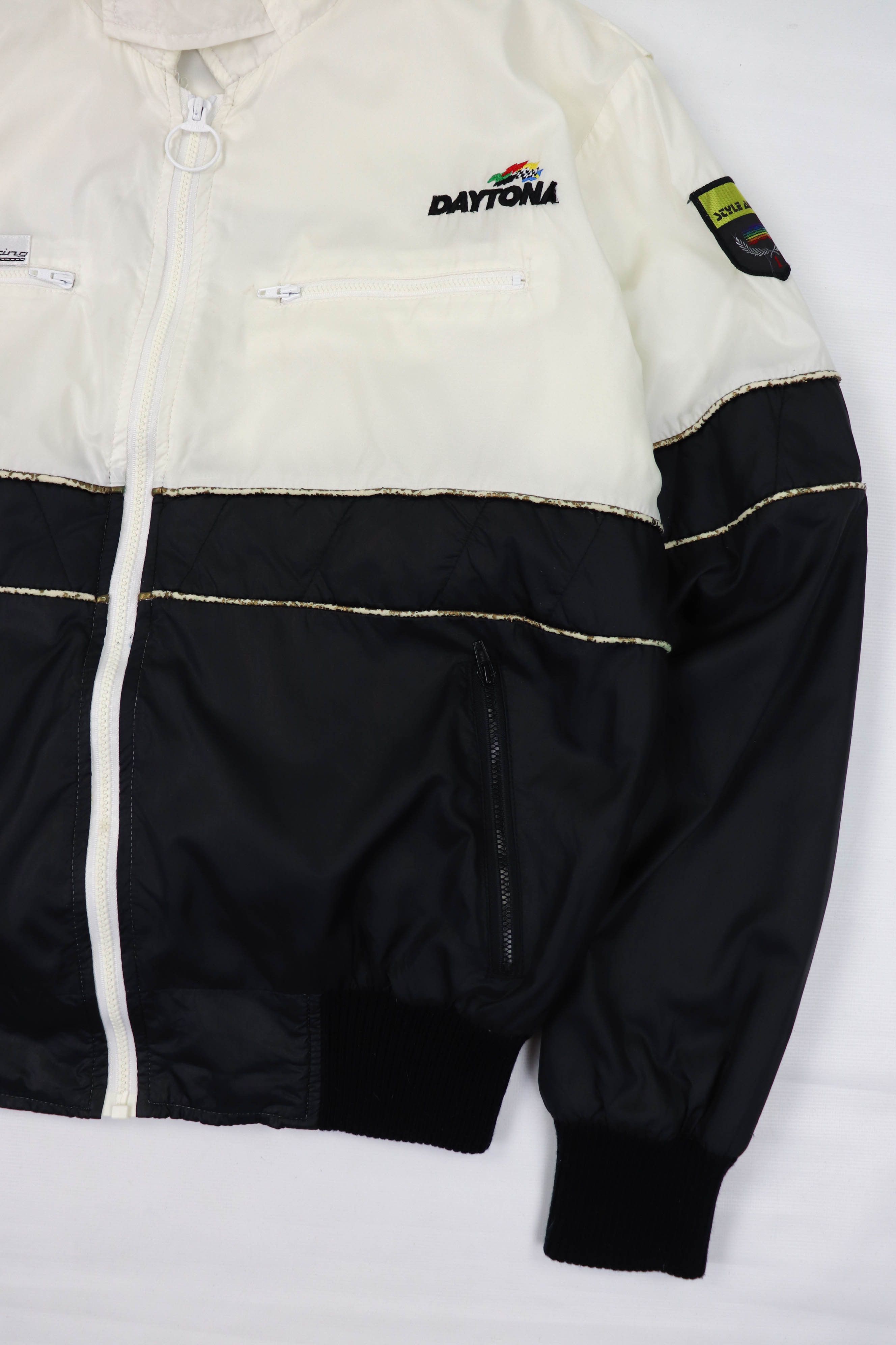 Daytona Daytona by Style Auto Rare Vintage 90s Nylon Zip Jacket Size US M / EU 48-50 / 2 - 5 Thumbnail