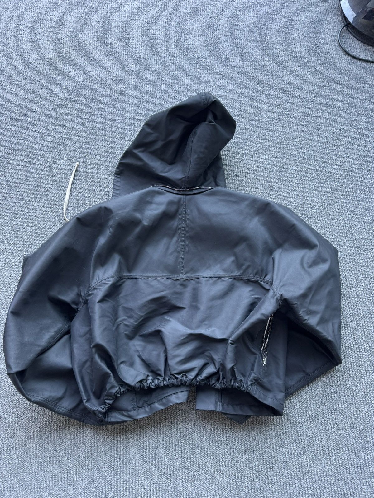Rick Owens SS2018 "Dirt" Cropped Windbreaker Jacket Size US S / EU 44-46 / 1 - 4 Thumbnail