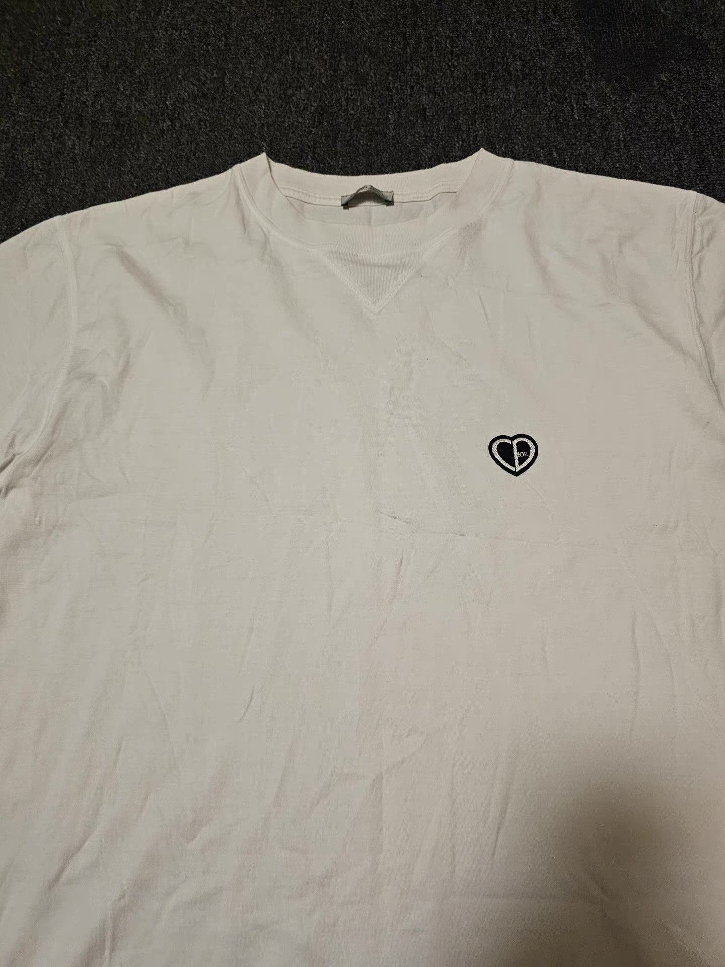 Dior Dior white short-sleeve T-shirt Size US M / EU 48-50 / 2 - 2 Thumbnail