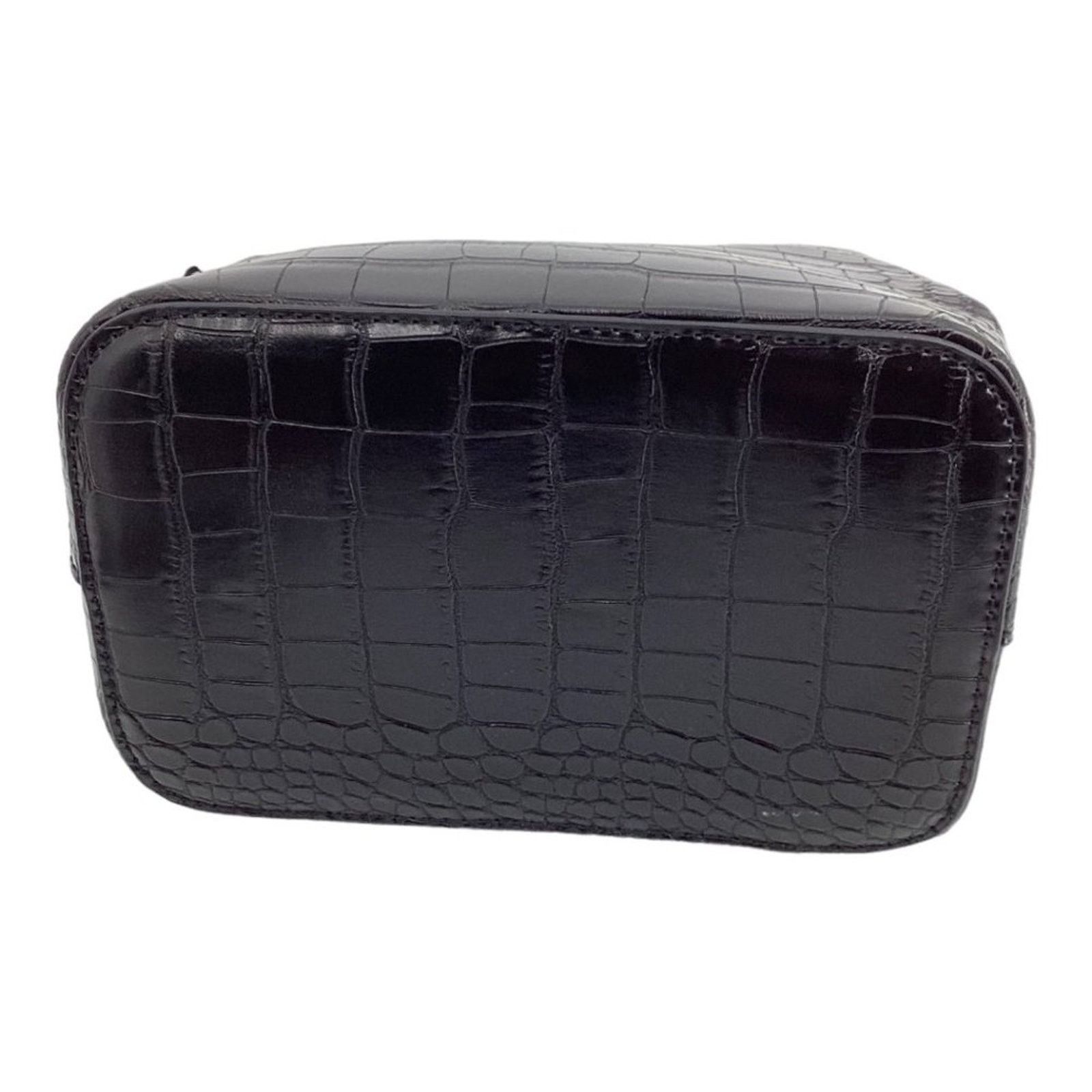 Other AOTA Elena Black Croc Top Handle Bucket Bag NWT $188 MSRP Size ONE SIZE - 8 Thumbnail