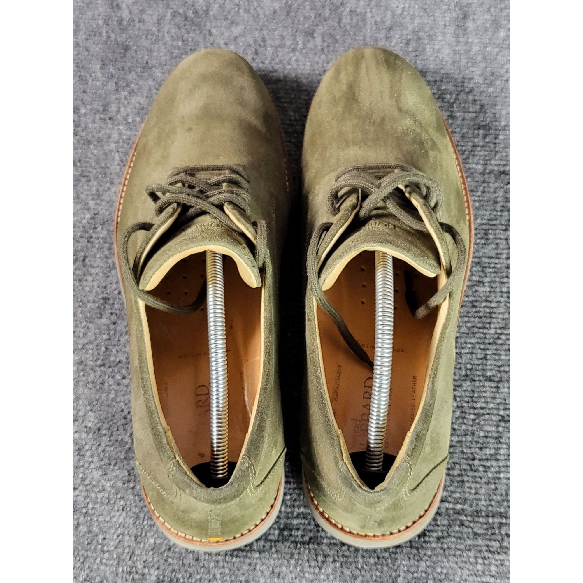 Samuel Hubbard Samuel Hubbard The Bucks Plain Toe Derby Men Sz 12 Green Nub Size US 12 / EU 45 - 6 Thumbnail