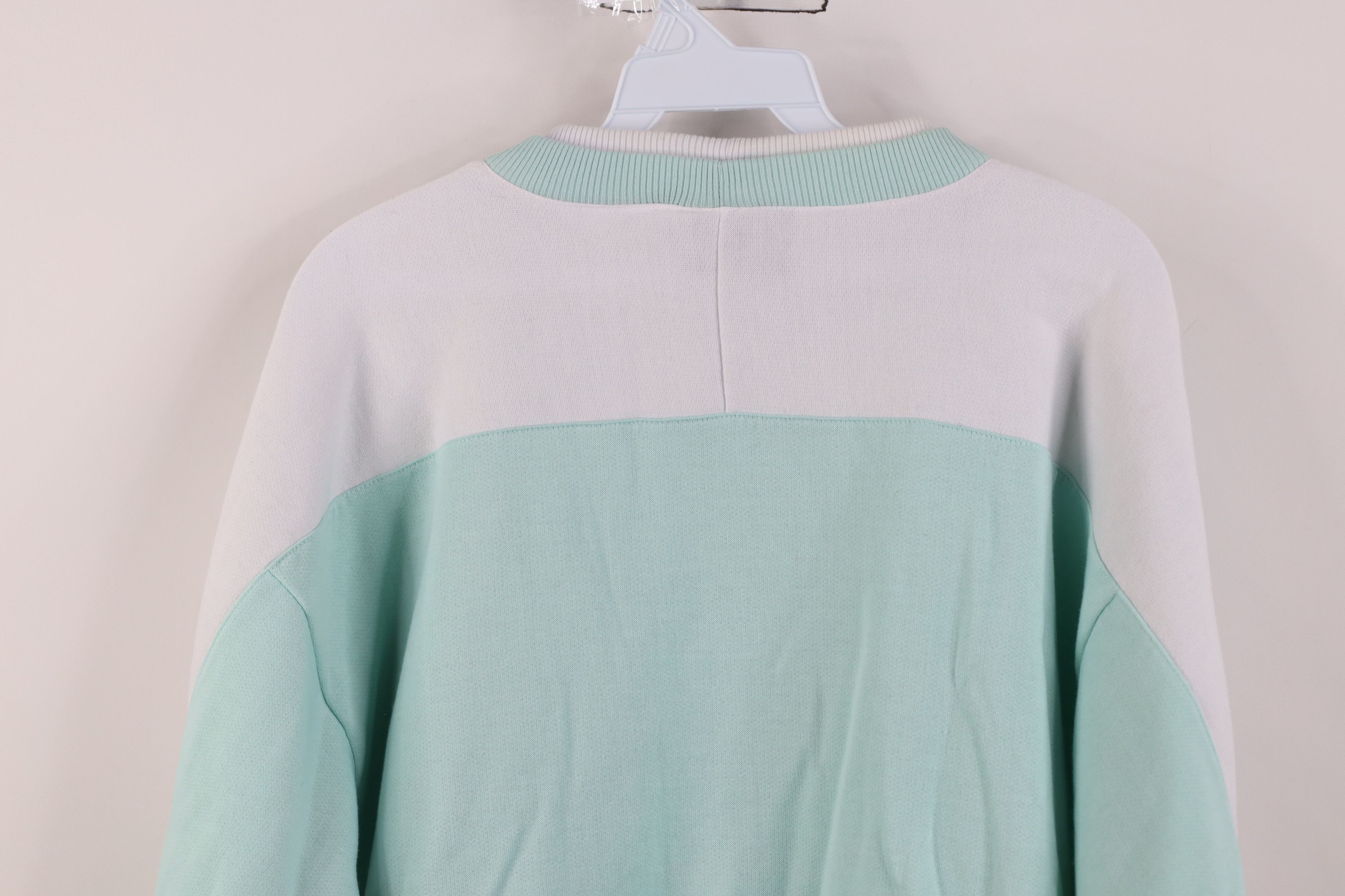 Vintage Vintage 90s Streetwear Flower Layered Sweatshirt Blue Size L / US 10 / IT 46 - 11 Thumbnail