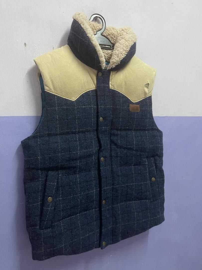 The North Face The North Face x Harris Tweed Nuptse Down Vest Jacket Size US L / EU 52-54 / 3 - 2 Thumbnail