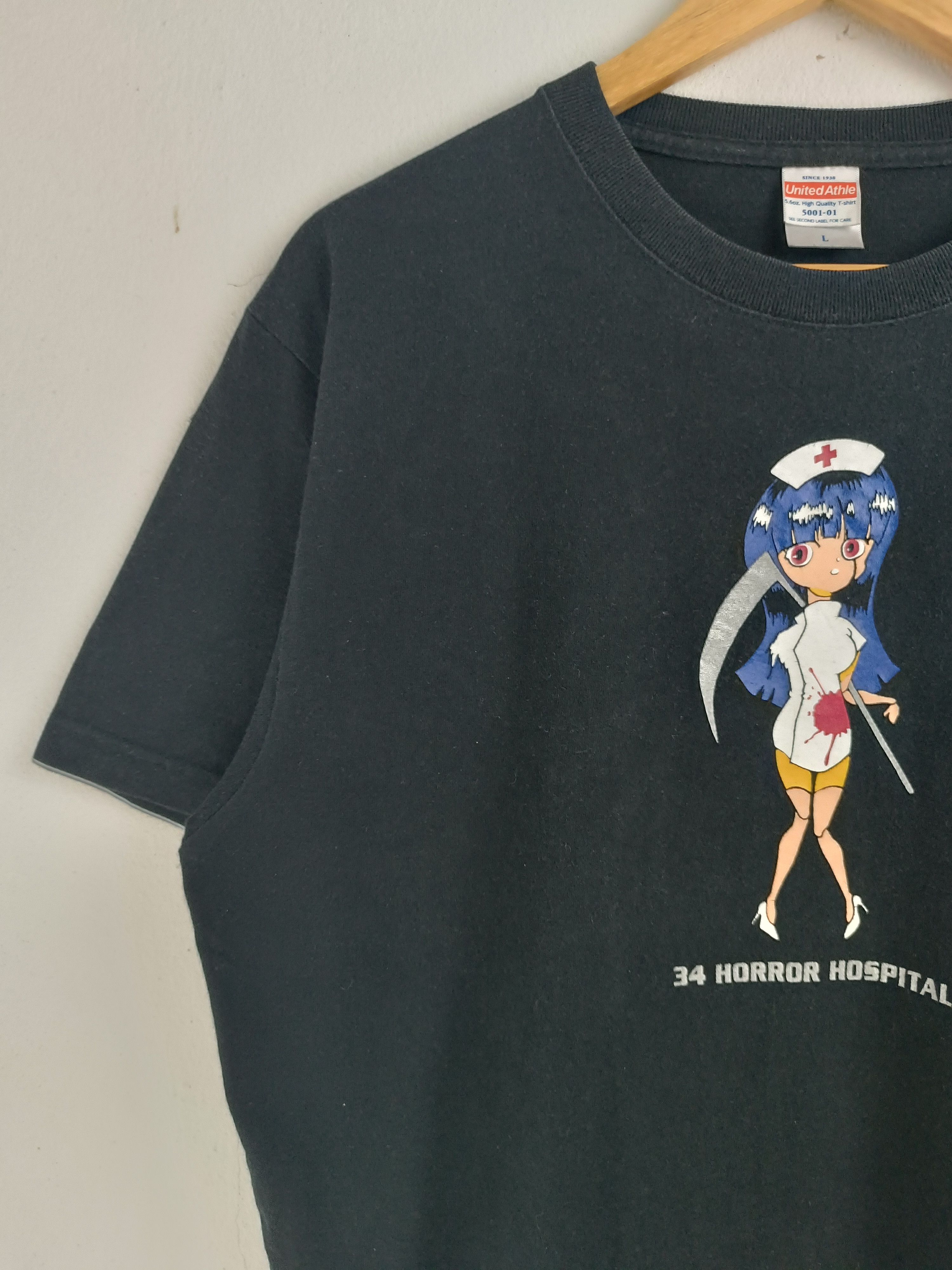 Anime VINTAGE Y2K 34 HORROR HOSPITAL ANIME GAMES JAPANESE STYLE Ts Size US L / EU 52-54 / 3 - 5 Thumbnail