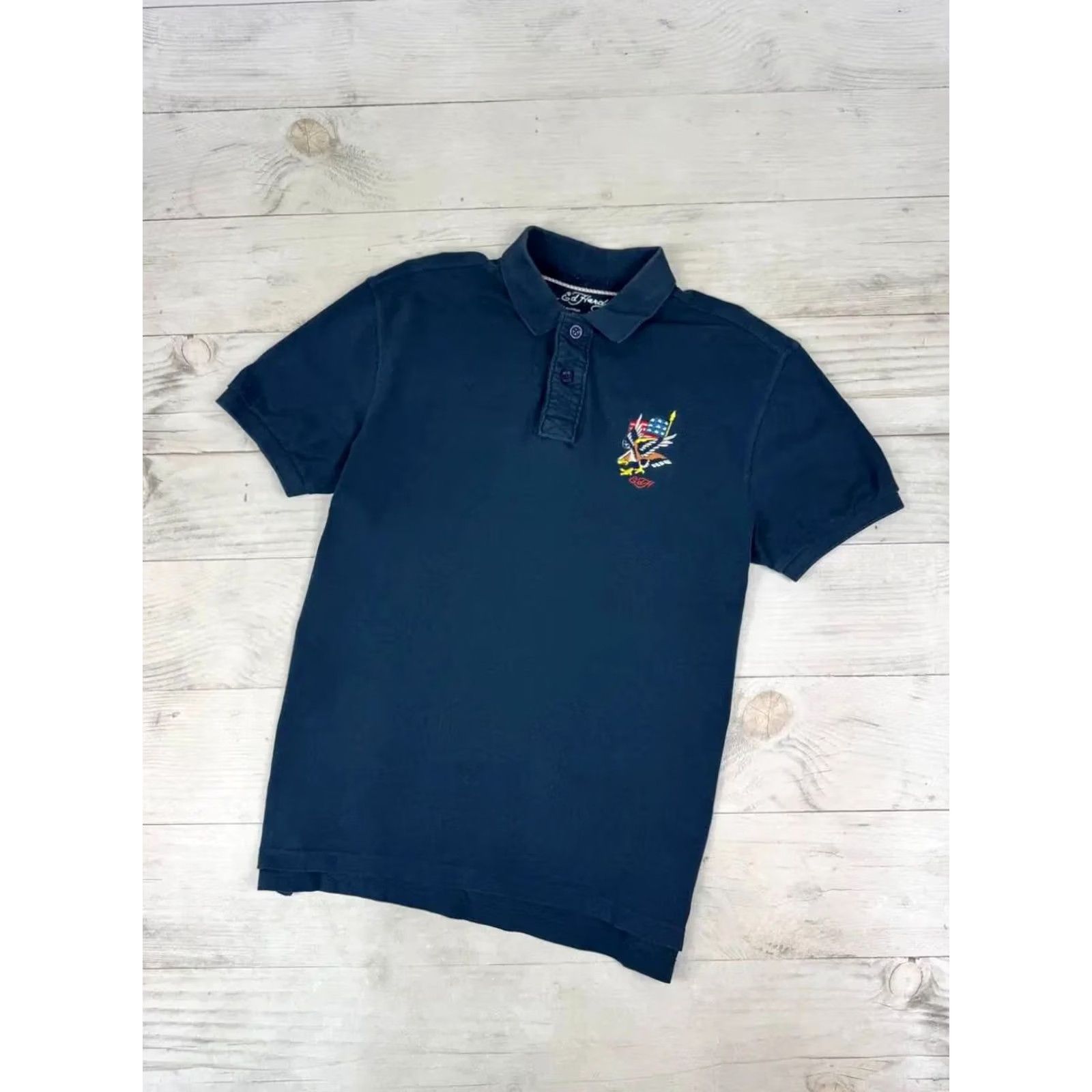 Ed Hardy VINTAGE Ed Hardy Polo Shirt Men L Blue Polo Shirts Ed Hardy Mens L Blue Size US L / EU 52-54 / 3 - 2 Thumbnail