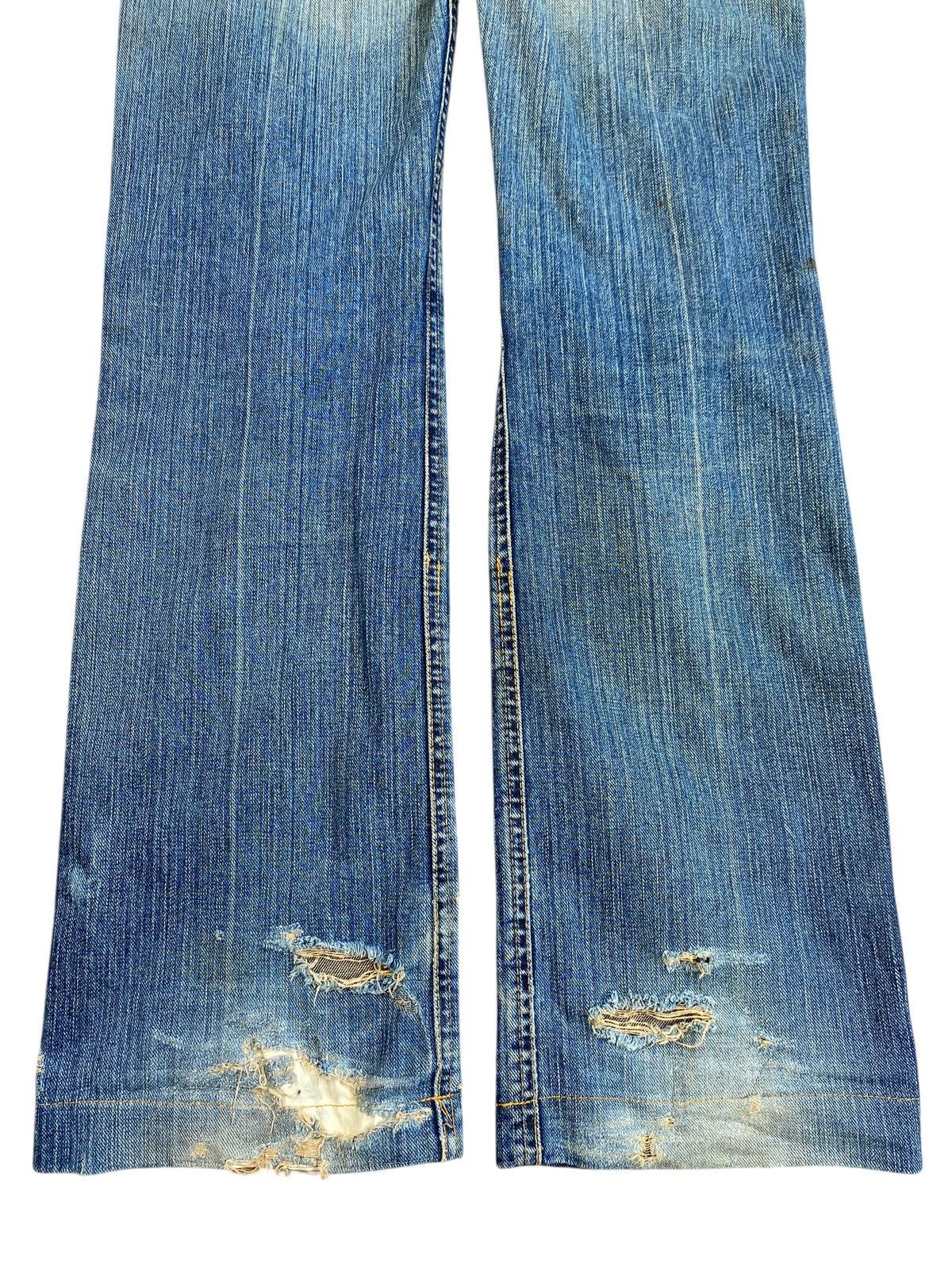Japanese Brand Cosmic Wonder Jeans Distressed Mudwash Regular Fit Denim Size US 32 / EU 48 - 16 Thumbnail