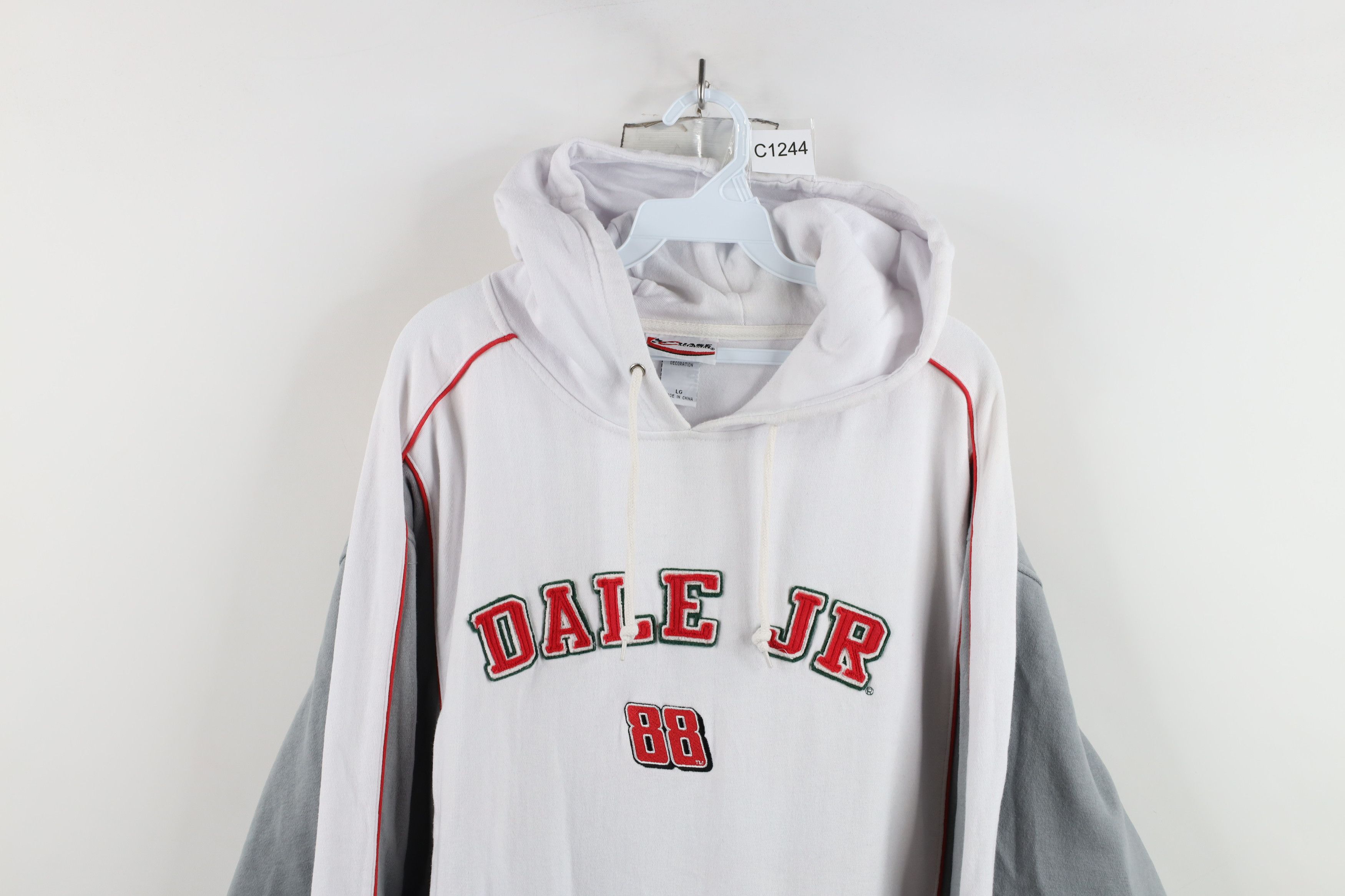 Vintage Vintage Y2K Nascar Earnhardt Jr Racing Hoodie Sweatshirt Size US L / EU 52-54 / 3 - 2 Thumbnail