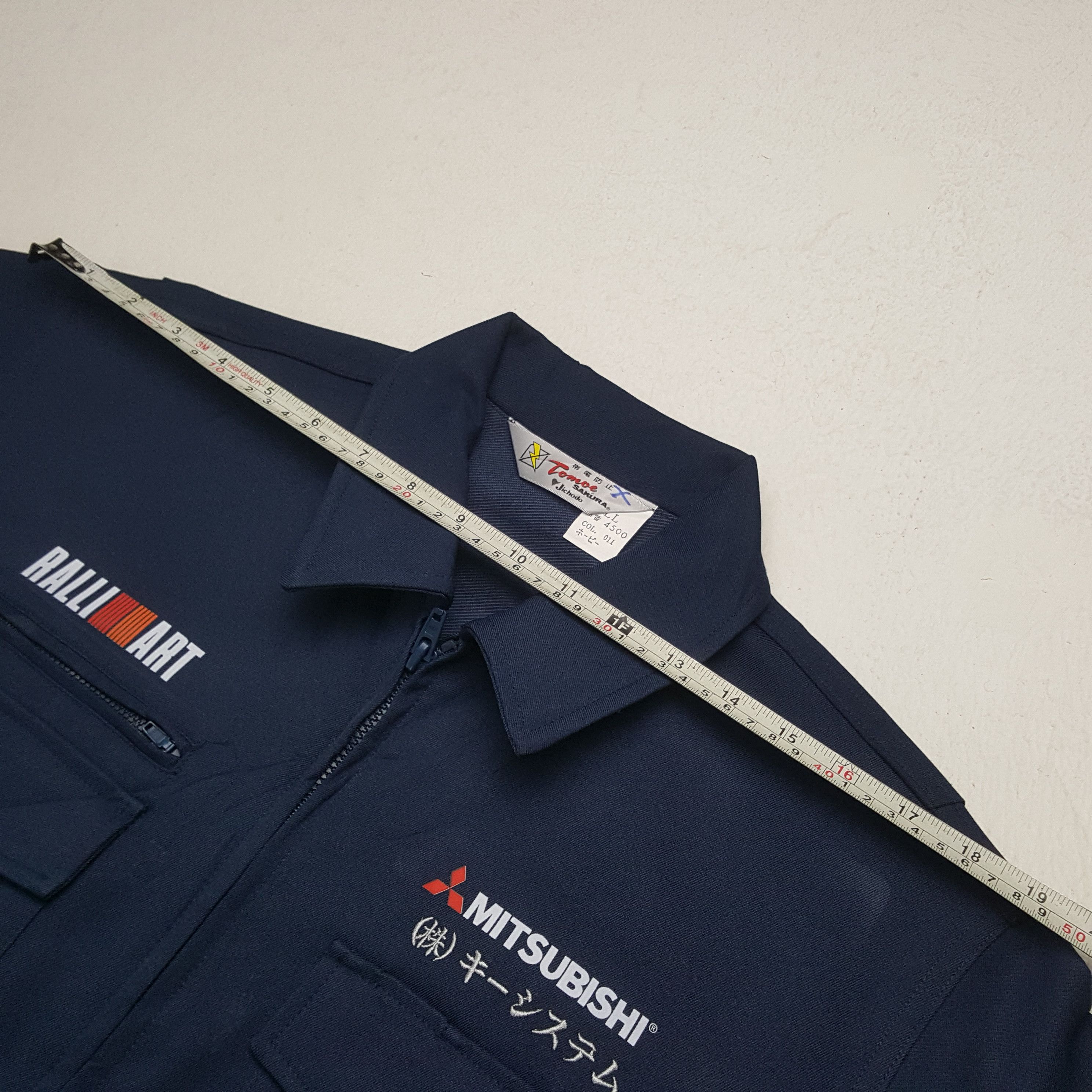 Vintage MITSUBISHI MOTORS Japanese Workwear Custom Jacket C290N31 Size US L / EU 52-54 / 3 - 6 Thumbnail