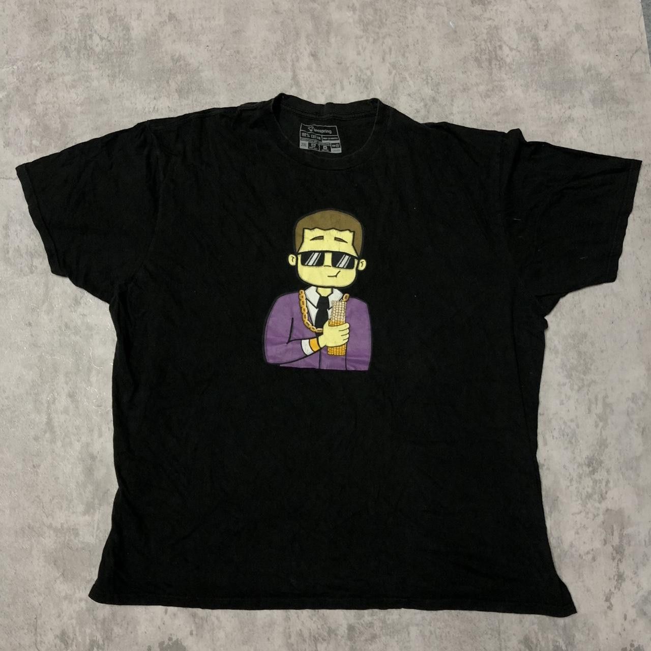 Other Black graphic tee with a bold cartoon design Size US XXL / EU 58 / 5 - 1 Thumbnail