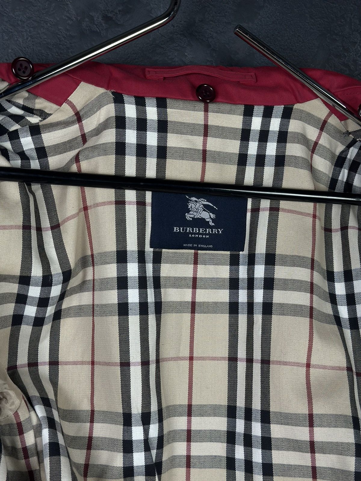Burberry × Vintage Womens Burberry Vintage Trench Coat Jacket Wool Lining Size M / US 6-8 / IT 42-44 - 18 Thumbnail