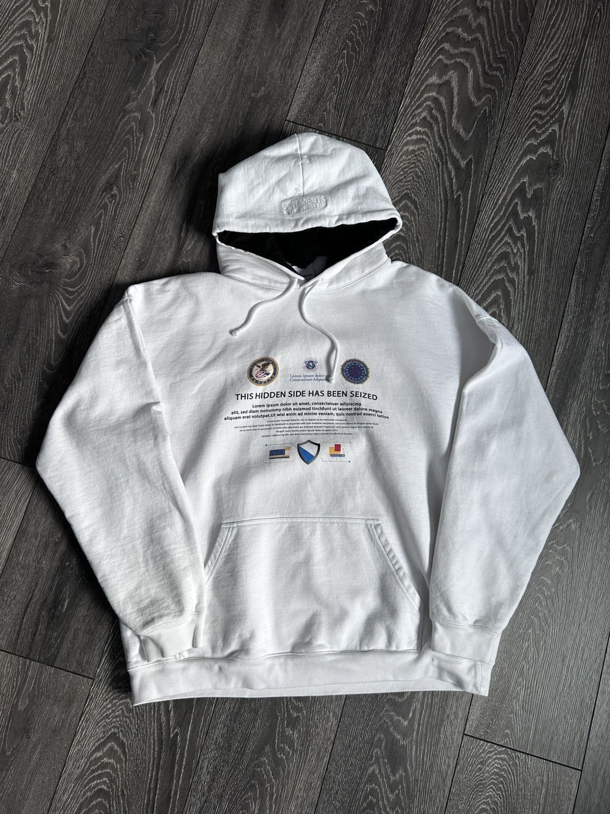 Vetements VETEMENTS AW20 SILK ROAD HOODIE | Grailed