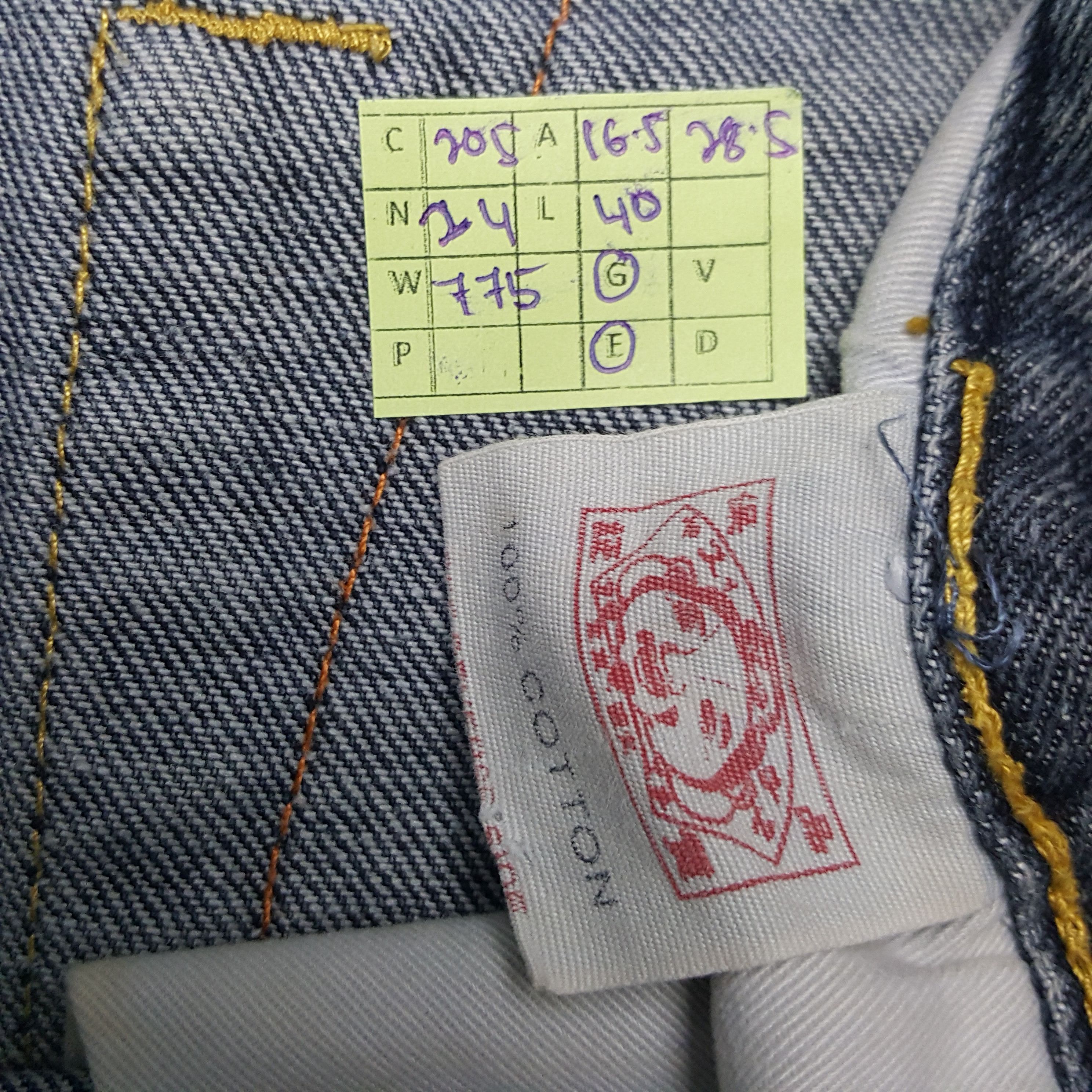 Japanese Brand × Vintage Vintage Evisu Japanese Brand Daicock Custom Art Denim Jeans Size US 33 - 9 Thumbnail
