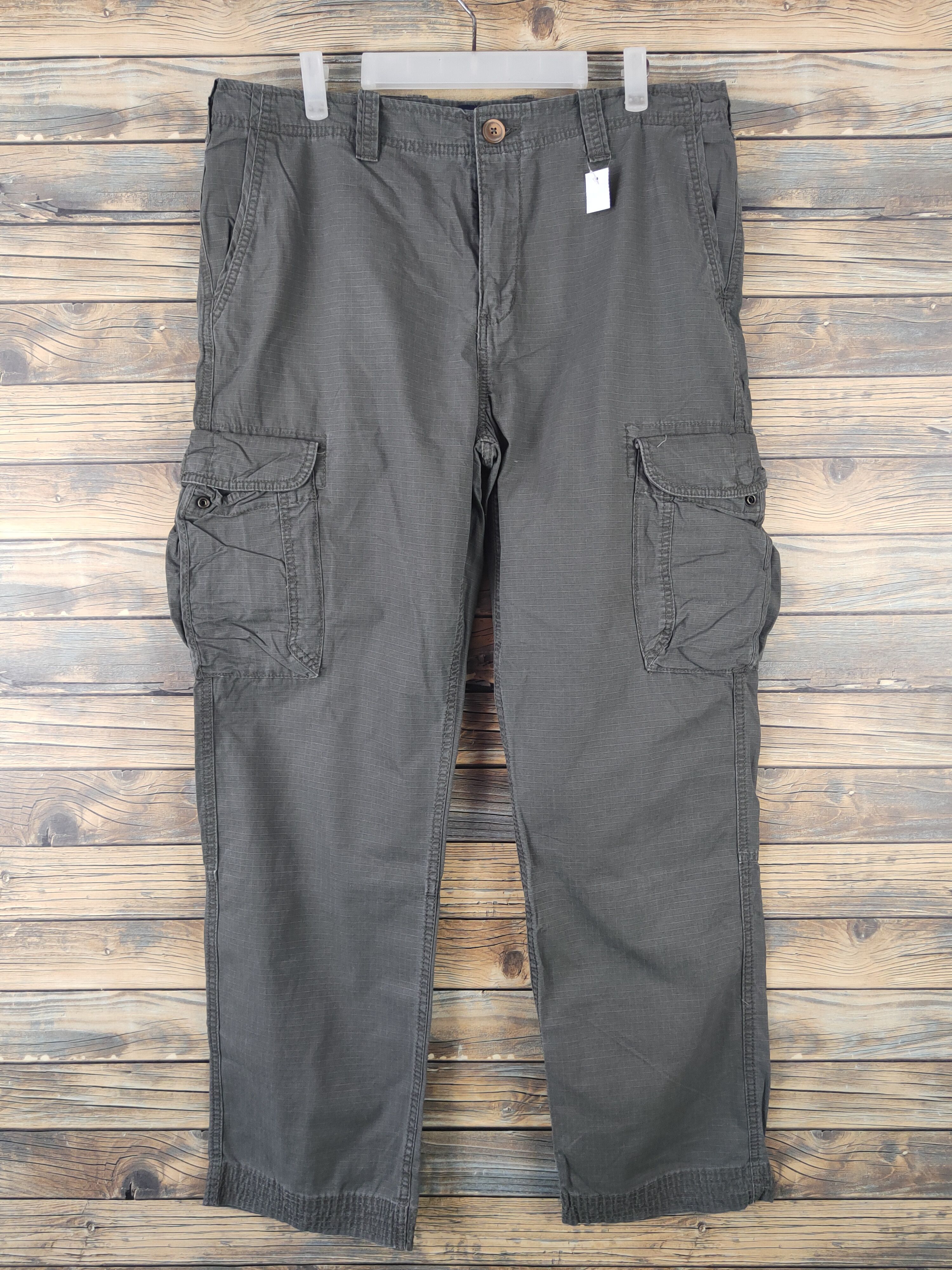 Gap DL Gap Dark Olive Multipocket Cargo Pants #2118 Size US 36 / EU 52 - 1 Thumbnail