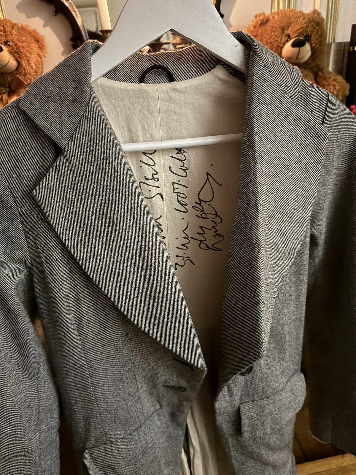 Elena Dawson Elena Dawson Grey Tweed Coat Size XS / US 0-2 / IT 36-38 - 5 Thumbnail