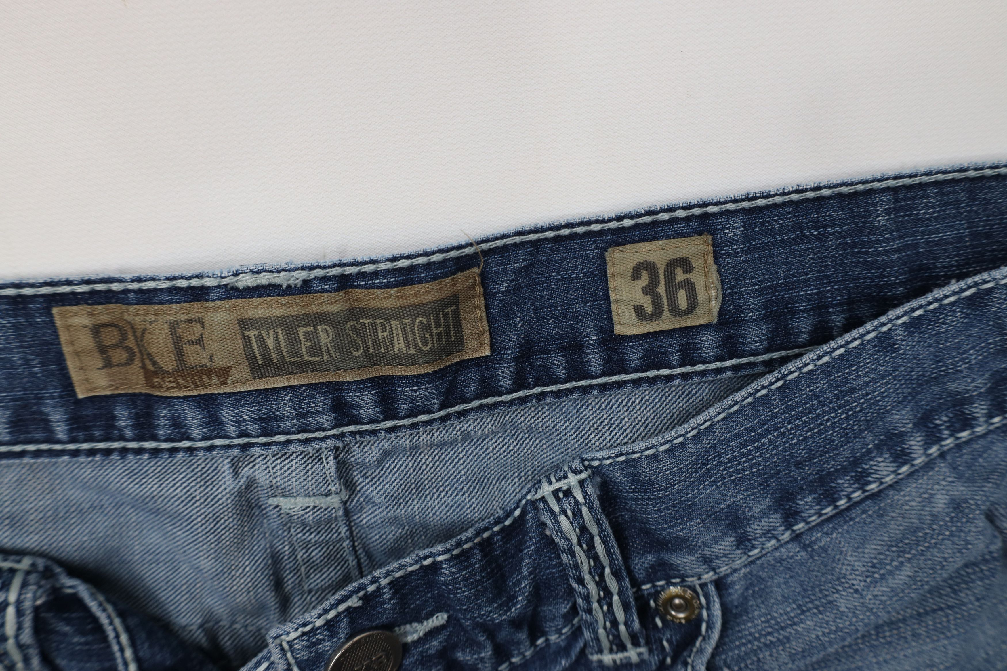 Vintage Buckle BKE Thick Stitch Tyler Straight Leg Denim Jeans Size US 36 / EU 52 - 9 Thumbnail