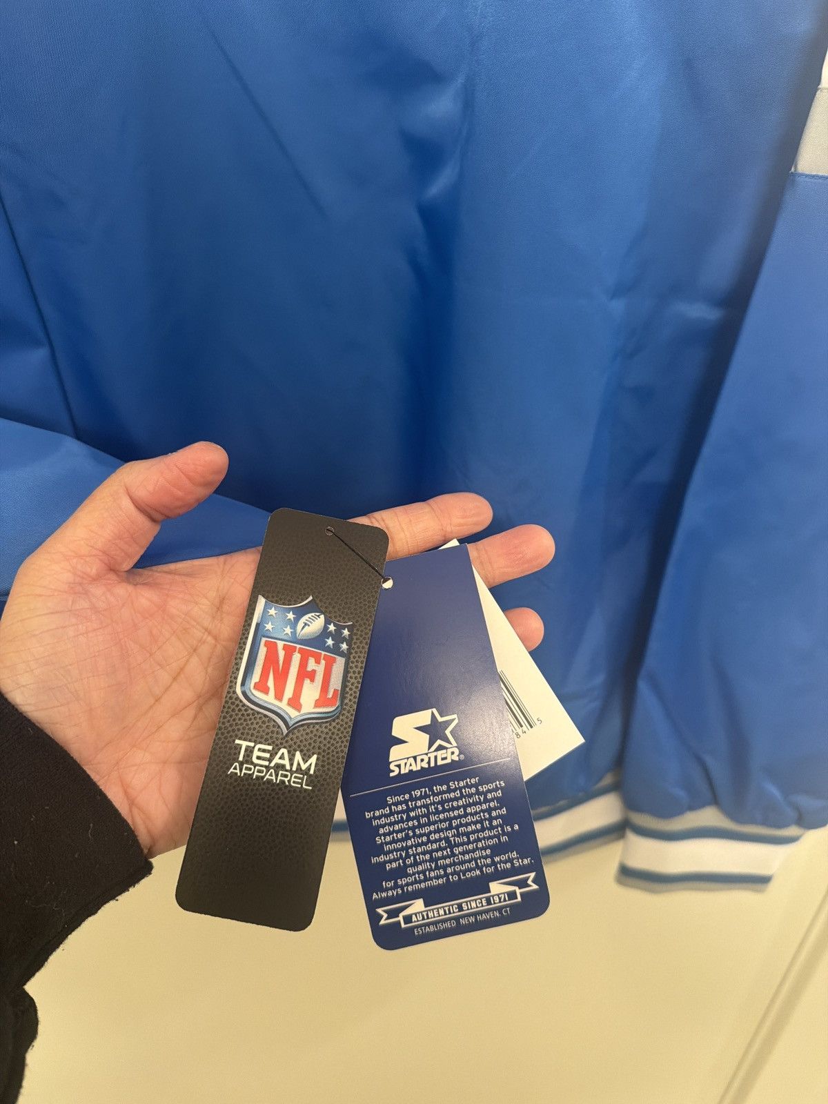 Starter DETROIT LIONS STARTER JACKET Size US L / EU 52-54 / 3 - 3 Thumbnail