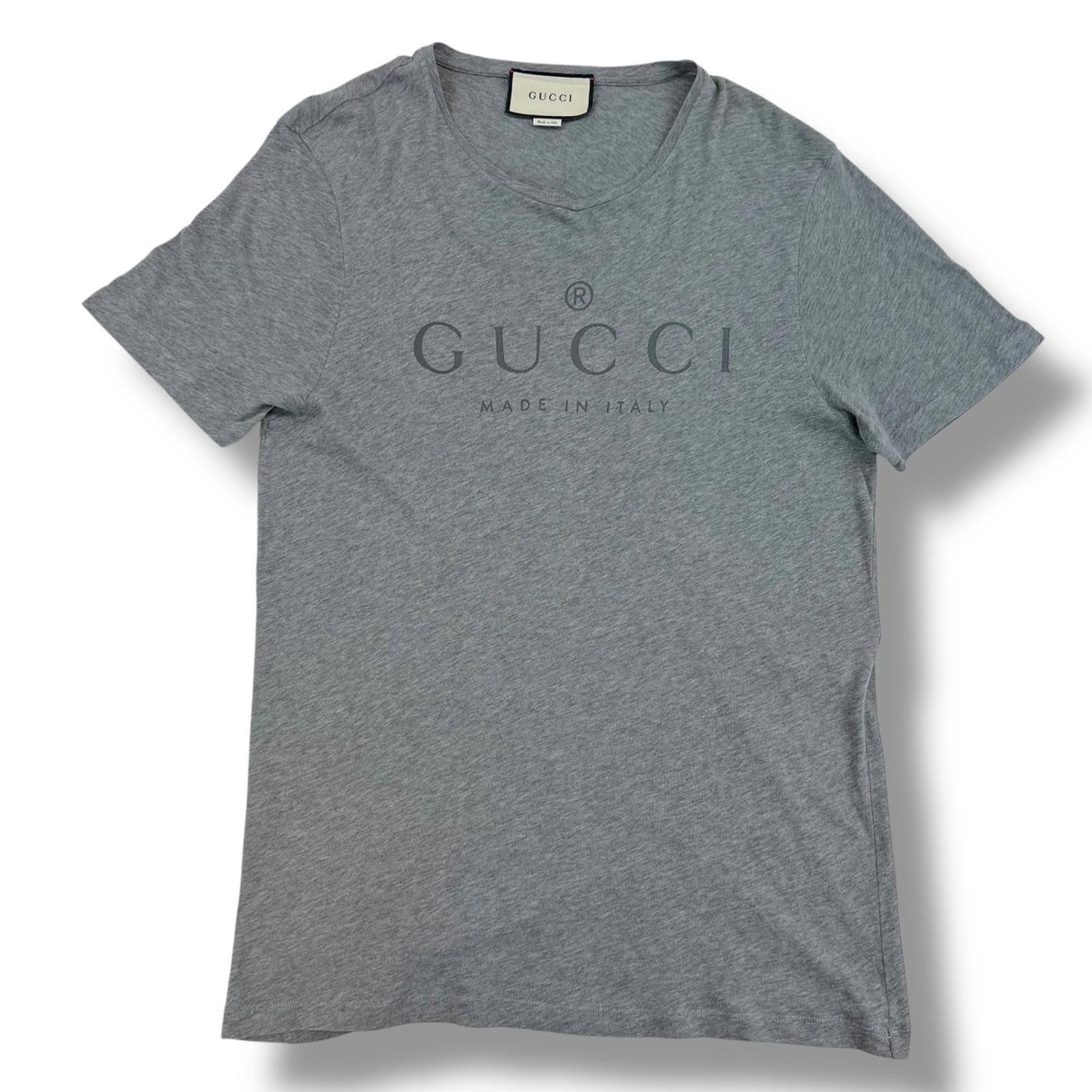 Gucci Gucci Made In Italy Grey T Shirt Size US S / EU 44-46 / 1 - 2 Thumbnail