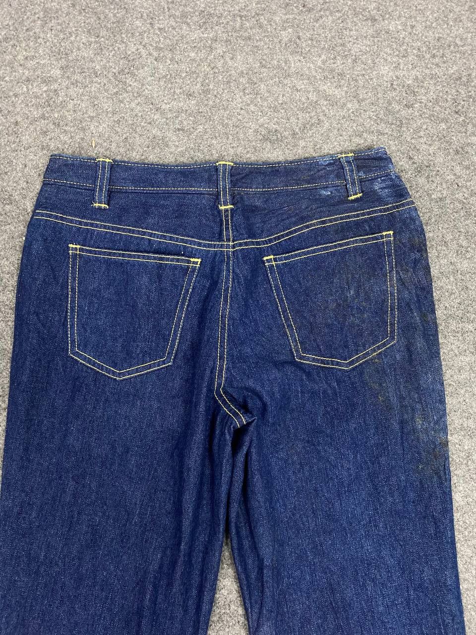 Japanese Brand vintage japanese brand bootcut flare denim nice design Size 28" / US 6 / IT 42 - 3 Thumbnail