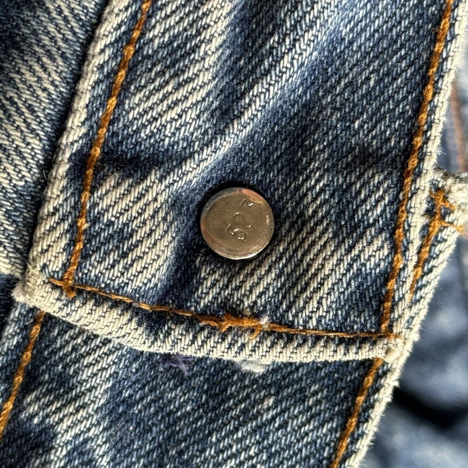 Levi's × Vintage Vintage Levis Trucker Denim Jacket Mens Large L Harley David Size US L / EU 52-54 / 3 - 9 Thumbnail