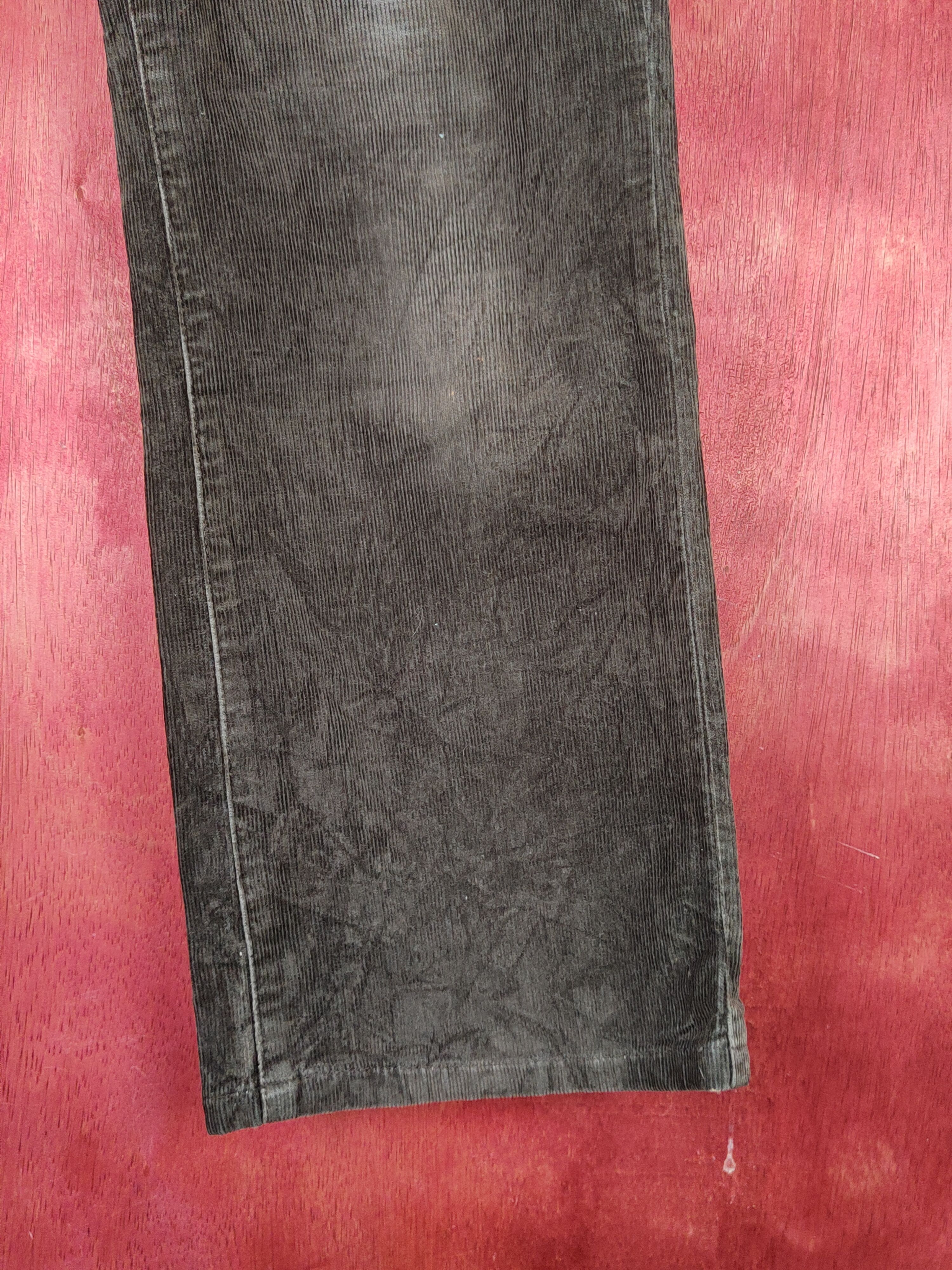 Uniqlo × Vintage Uniqlo Dark Brown japan vintage Corduroy Pants #S1428 Size 25" / US 0 / IT 36 - 6 Thumbnail
