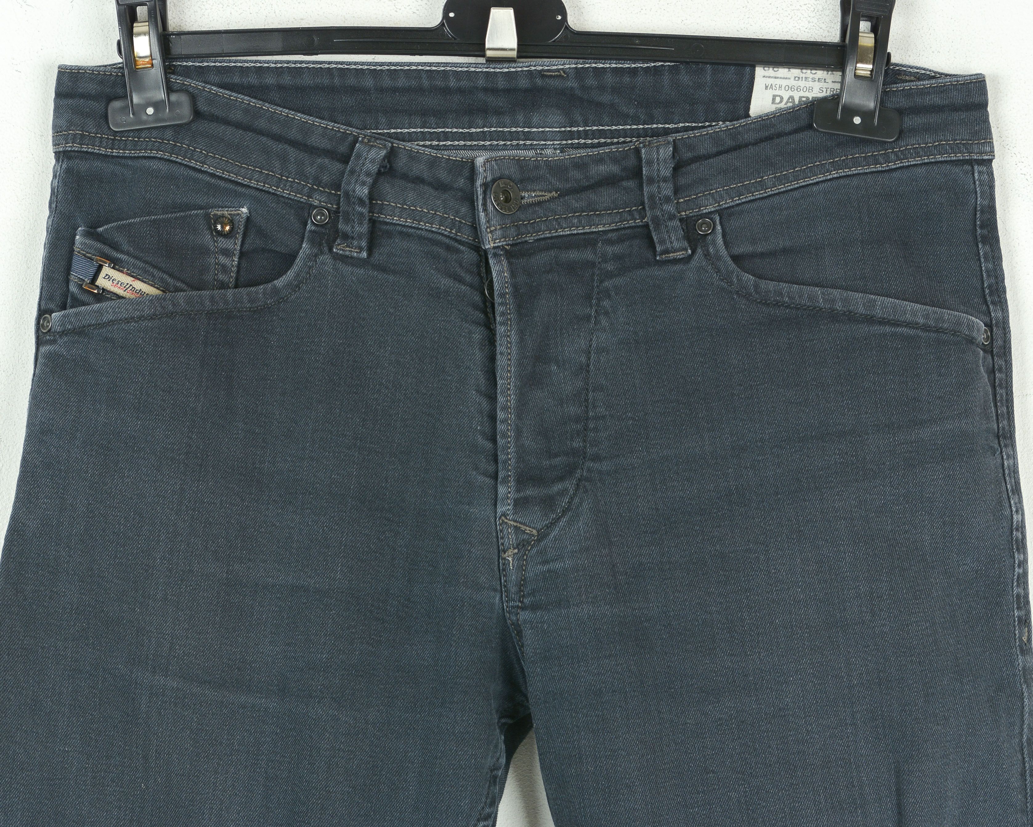 Diesel Darron W32 L30 Slim Fit Tapered Jeans Denim Pants Stretch Size US 32 / EU 48 - 2 Thumbnail