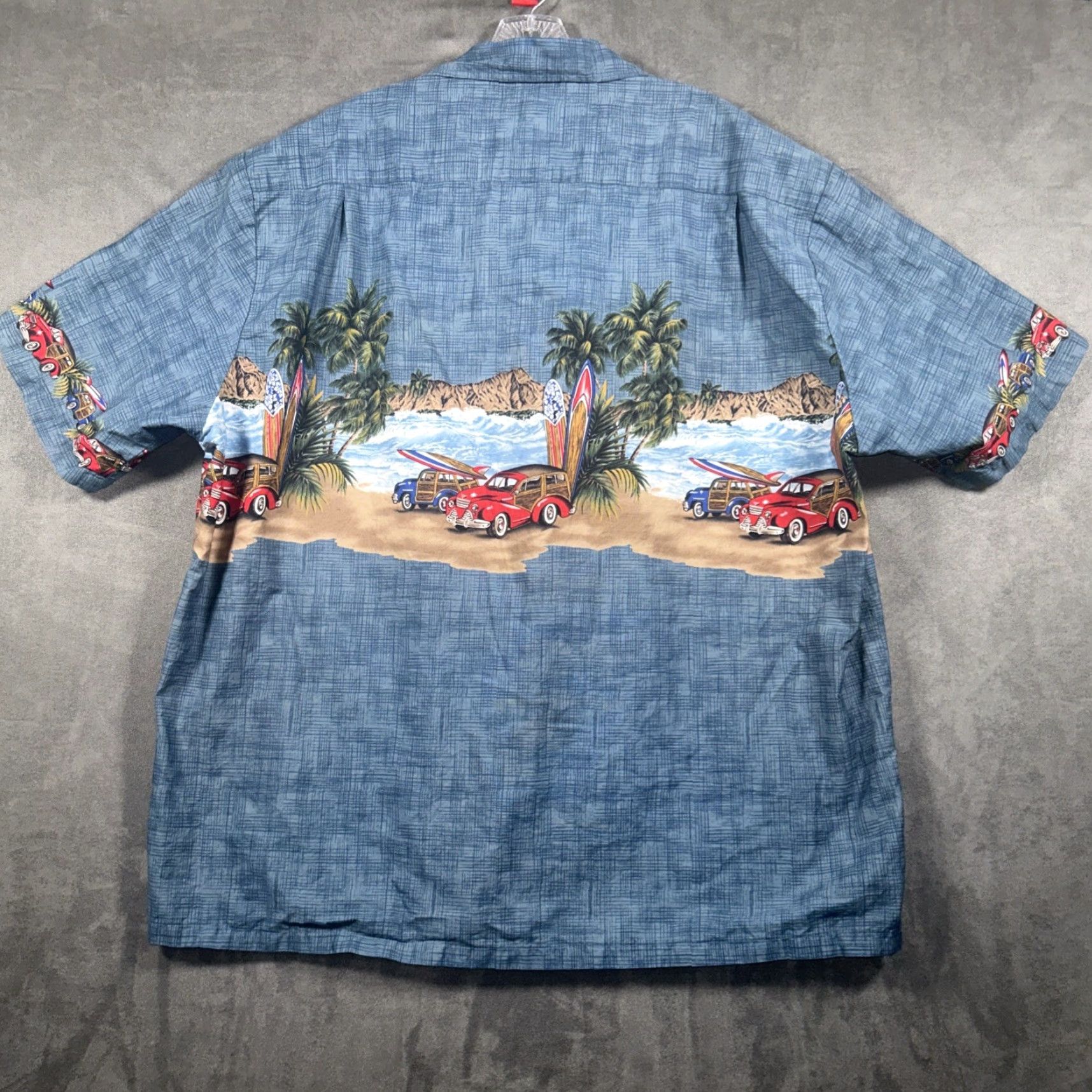 Vintage VINTAGE St Bishop Apparel Beach Sunset Hawaiian Shirt Button Up Pocket 3XL Size US XXL / EU 58 / 5 - 7 Thumbnail