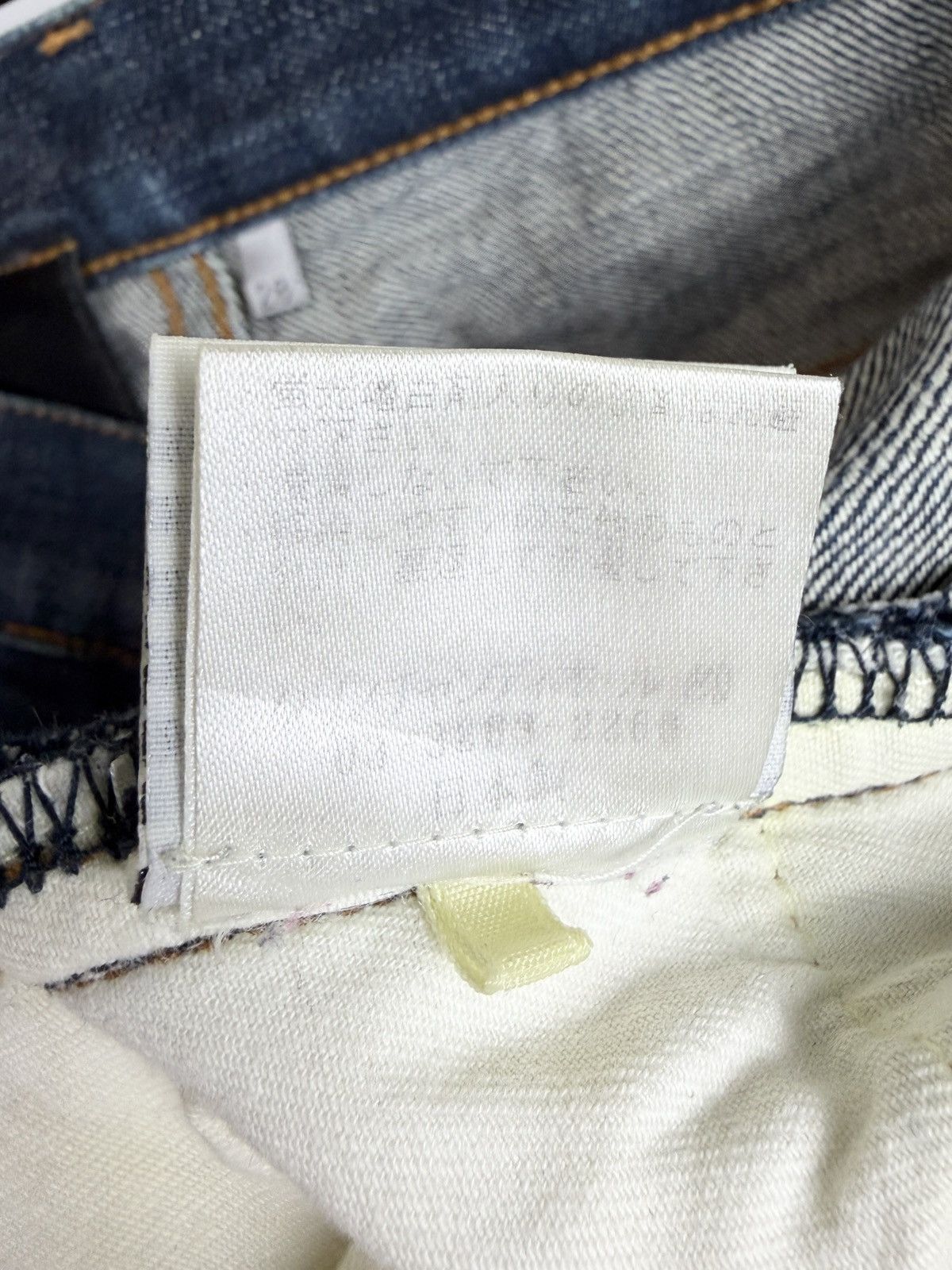 Dior AW08 Dior Homme Faded Indigo MIJ Japanese Denim Jeans Size US 28 / EU 44 - 10 Thumbnail