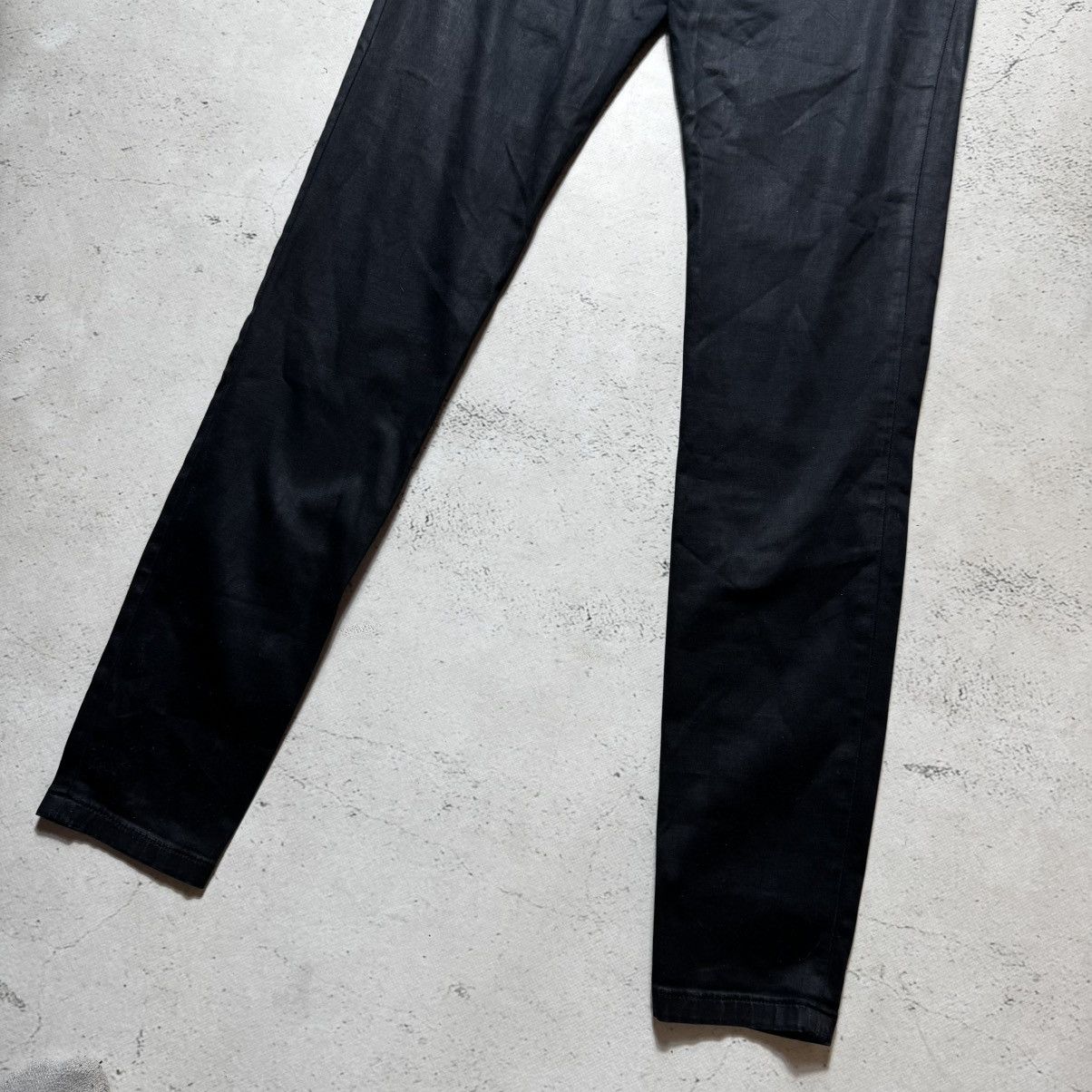 Burberry × Vintage vintage 90s washed black waxed jeans burberry luxury rare Size 29" - 8 Thumbnail