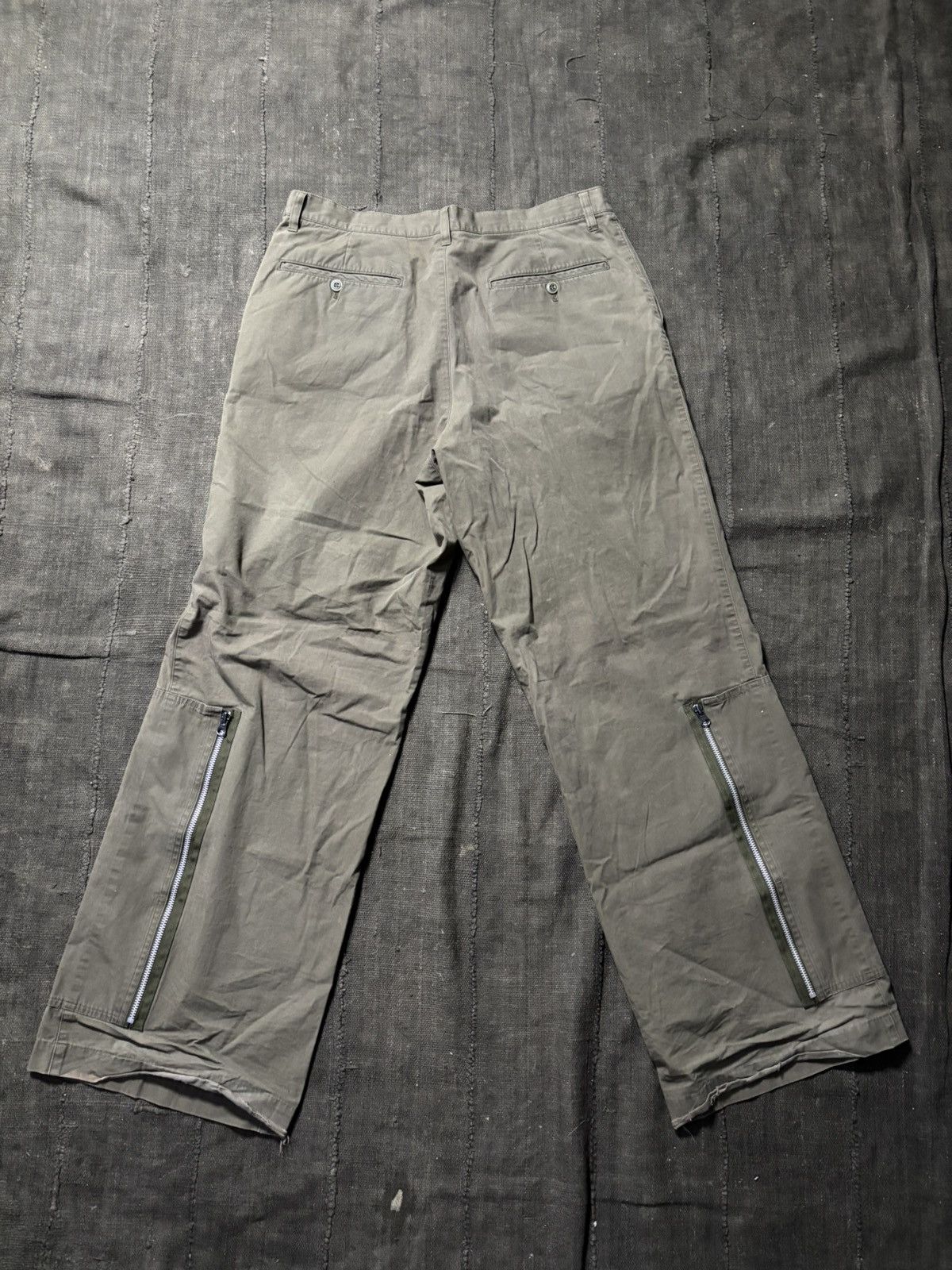 Final Home Final Home Cargo pants men size 3 (33w) olive zipper Size US 33 - 3 Thumbnail