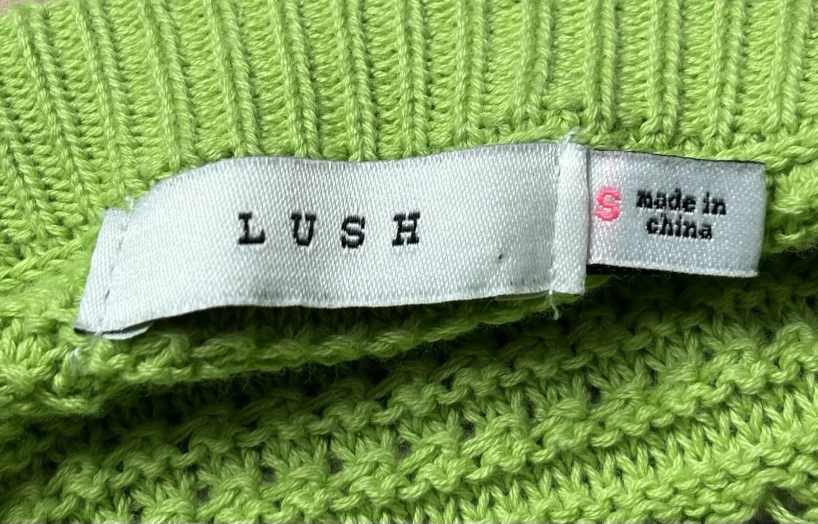 Luchiano Visconti Anthropologie Lush Crop Top Womens S Off the Shoulders Knit Size S / US 4 / IT 40 - 2 Thumbnail