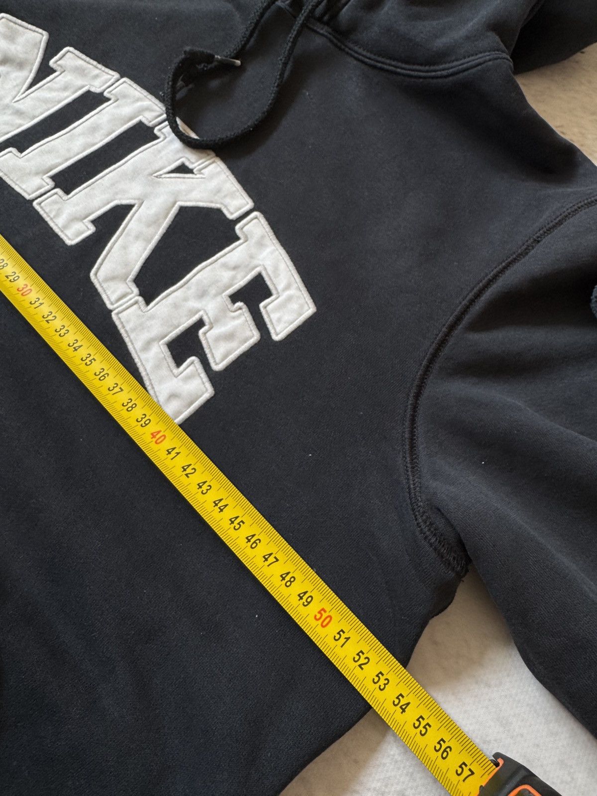 Nike × Vintage NIKE VINTAGE 00s y2k OVERSIZE BAGGY HOODIE CENTER LOGO Size US S / EU 44-46 / 1 - 7 Thumbnail