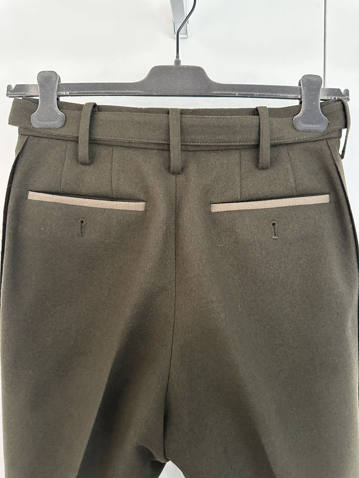 Sacai Sacai Cropped Wool Melton Trousers Size US 30 / EU 46 - 5 Thumbnail