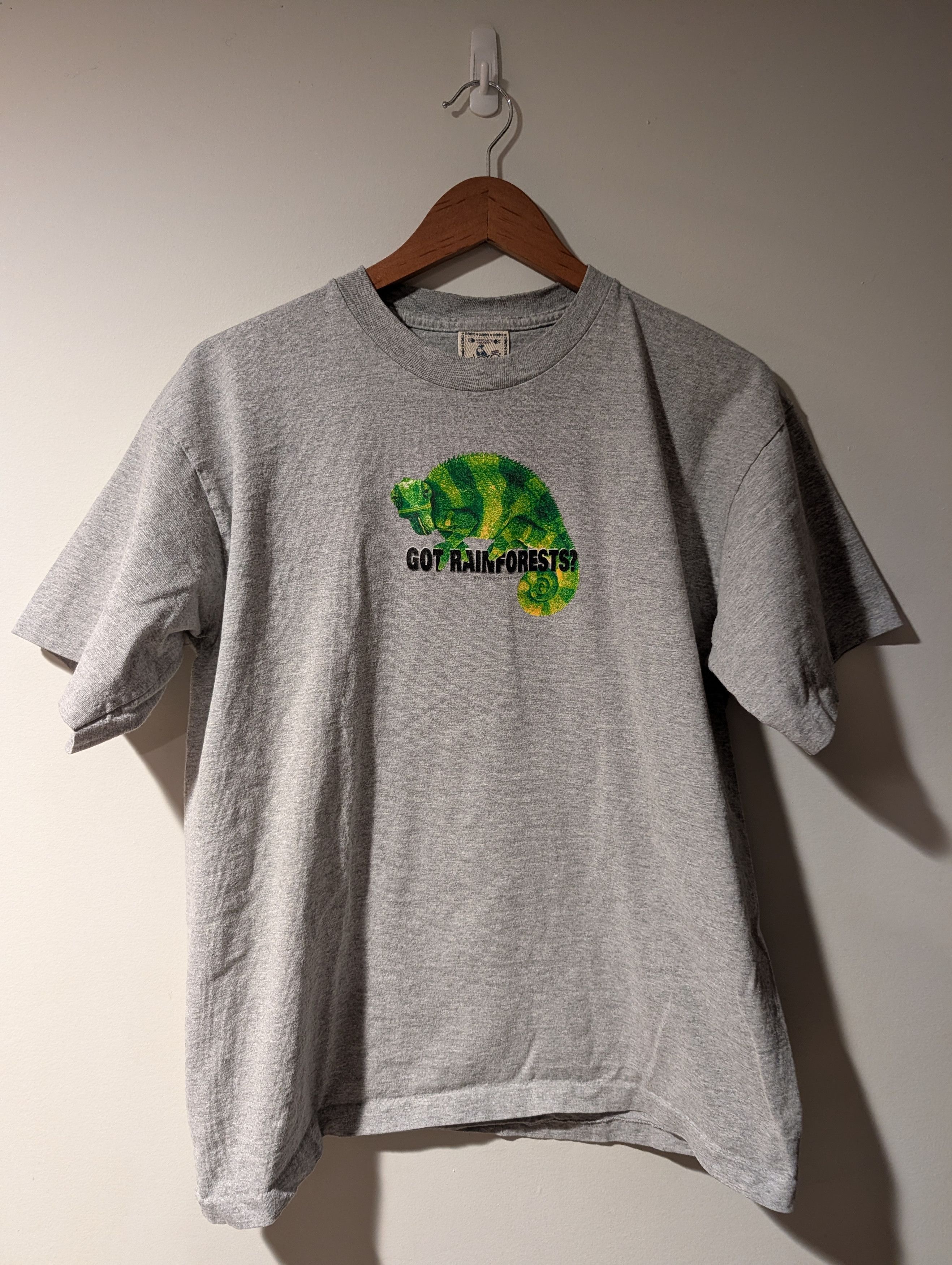 Arts & Science Vintage 1999 Earth Foundation Iguana Rainforest T-Shirt Size US L / EU 52-54 / 3 - 1 Thumbnail