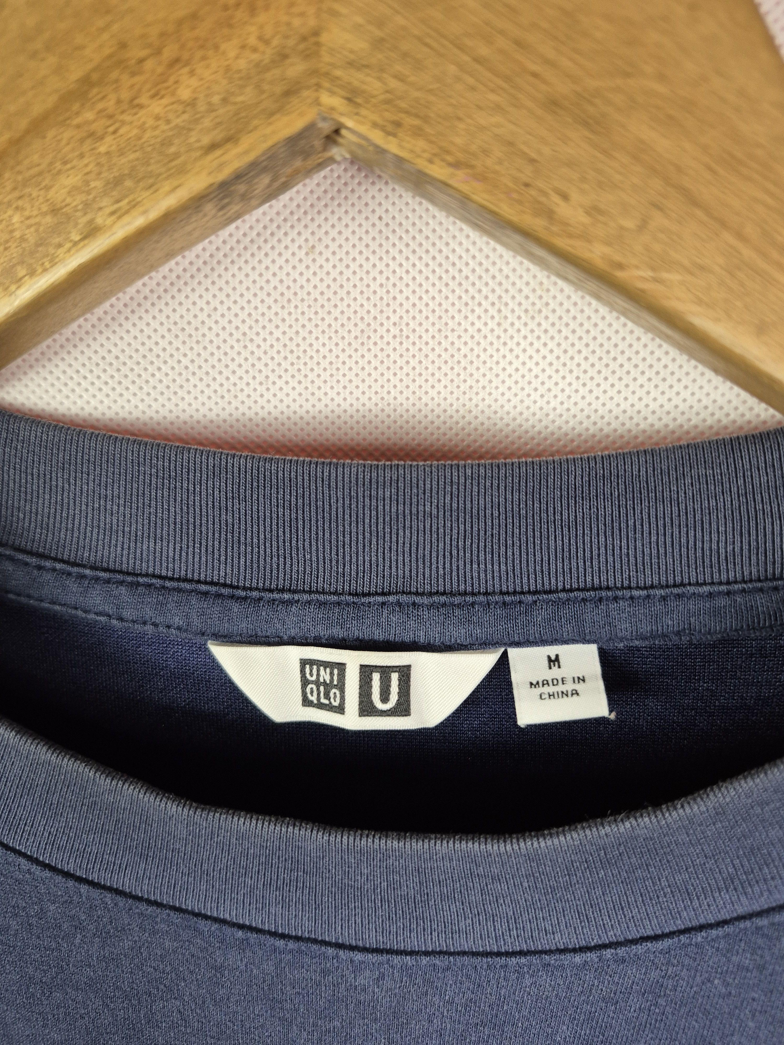 Lemaire × Uniqlo 🔥 Uniqlo U Lemaire Airism Navy Plain Tee Size US L / EU 52-54 / 3 - 5 Thumbnail