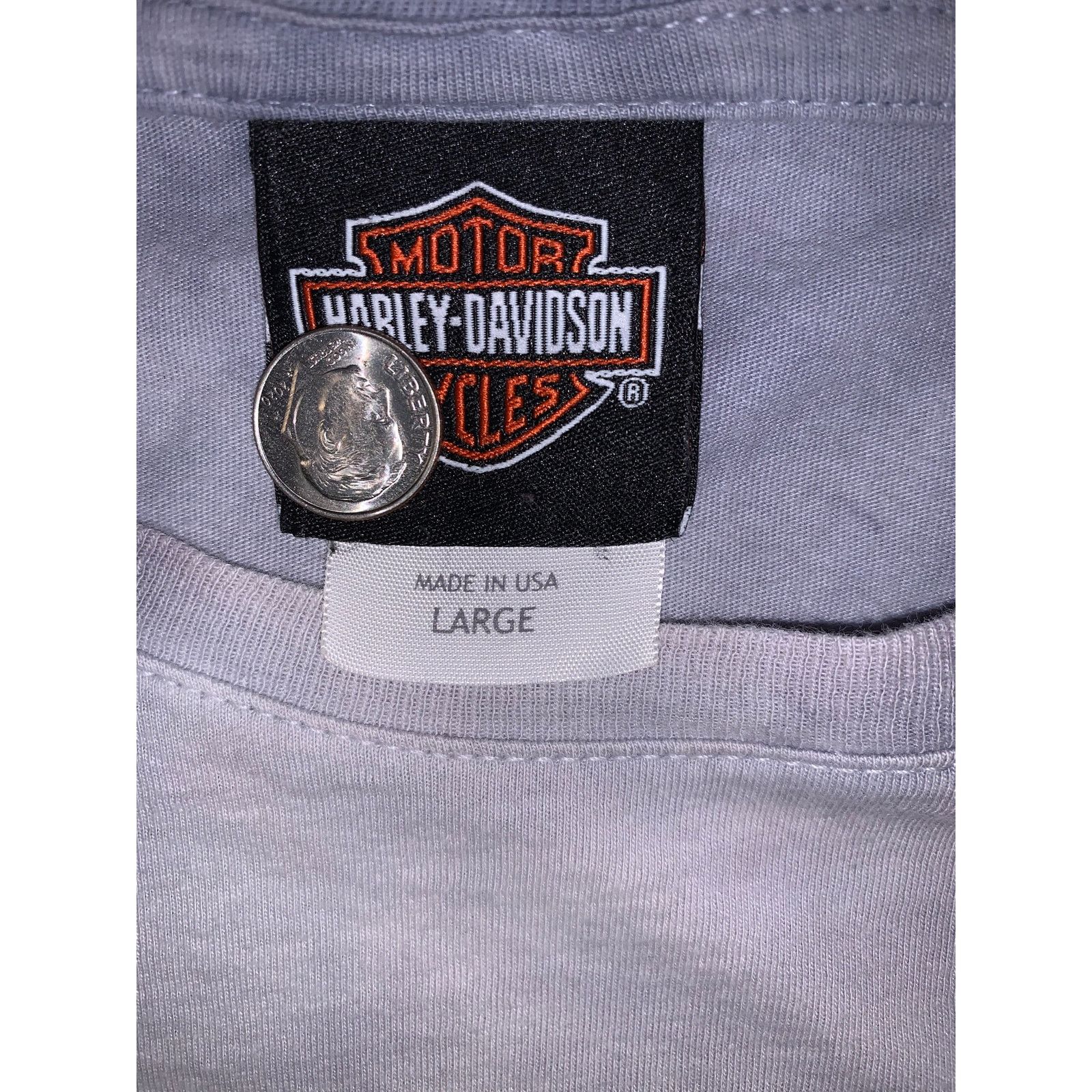 Harley Davidson × Vintage Harley Davidson Butterfly Bedazzled T Shirt Womens Large USA Size L / US 10 / IT 46 - 8 Thumbnail