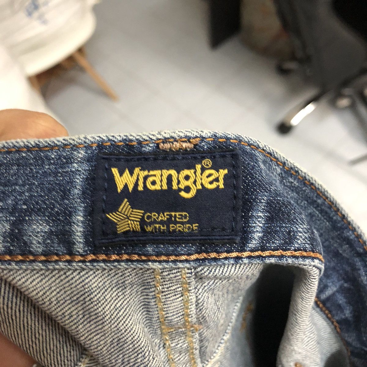 Wrangler DL Wrangler Blue Denim Pants #C203 Size US 32 / EU 48 - 20 Thumbnail