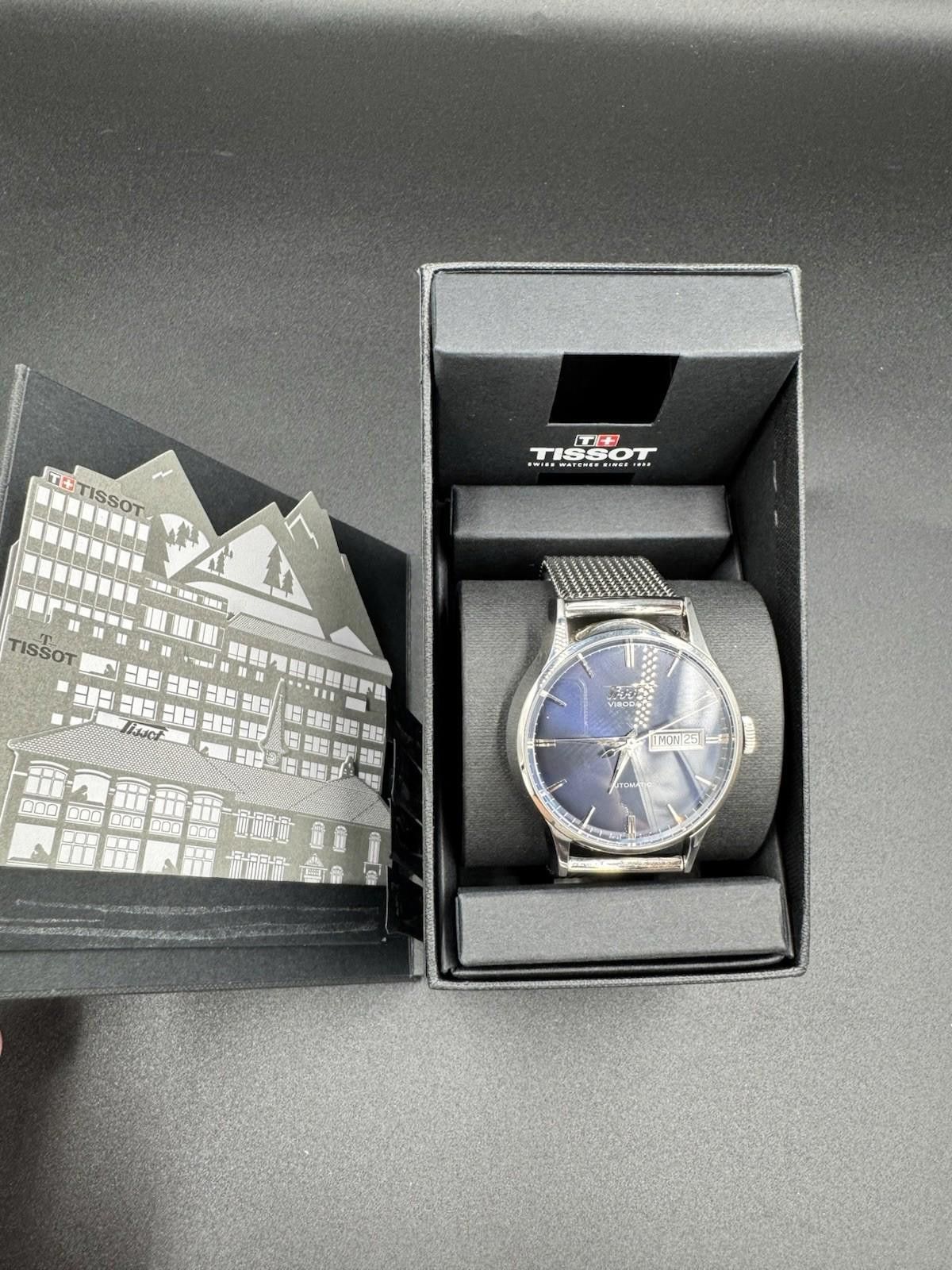 Tissot TISSOT HERITAGE VISODATE AUTOMATIC Blue Dial Swiss Made BOX Size ONE SIZE - 1 Thumbnail