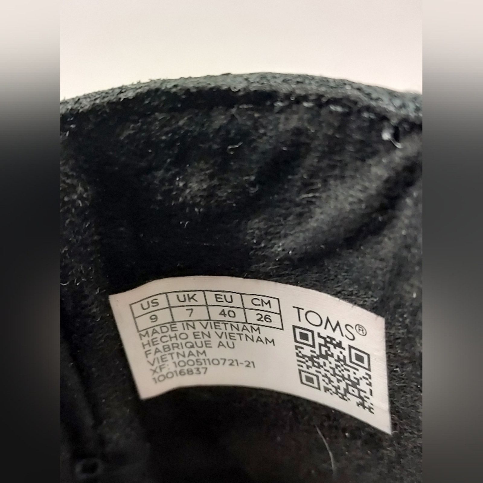 Toms TOMS Womens Black Everly Leather Pull On Ankle Boots Size 9 Size US 9 / IT 39 - 9 Thumbnail