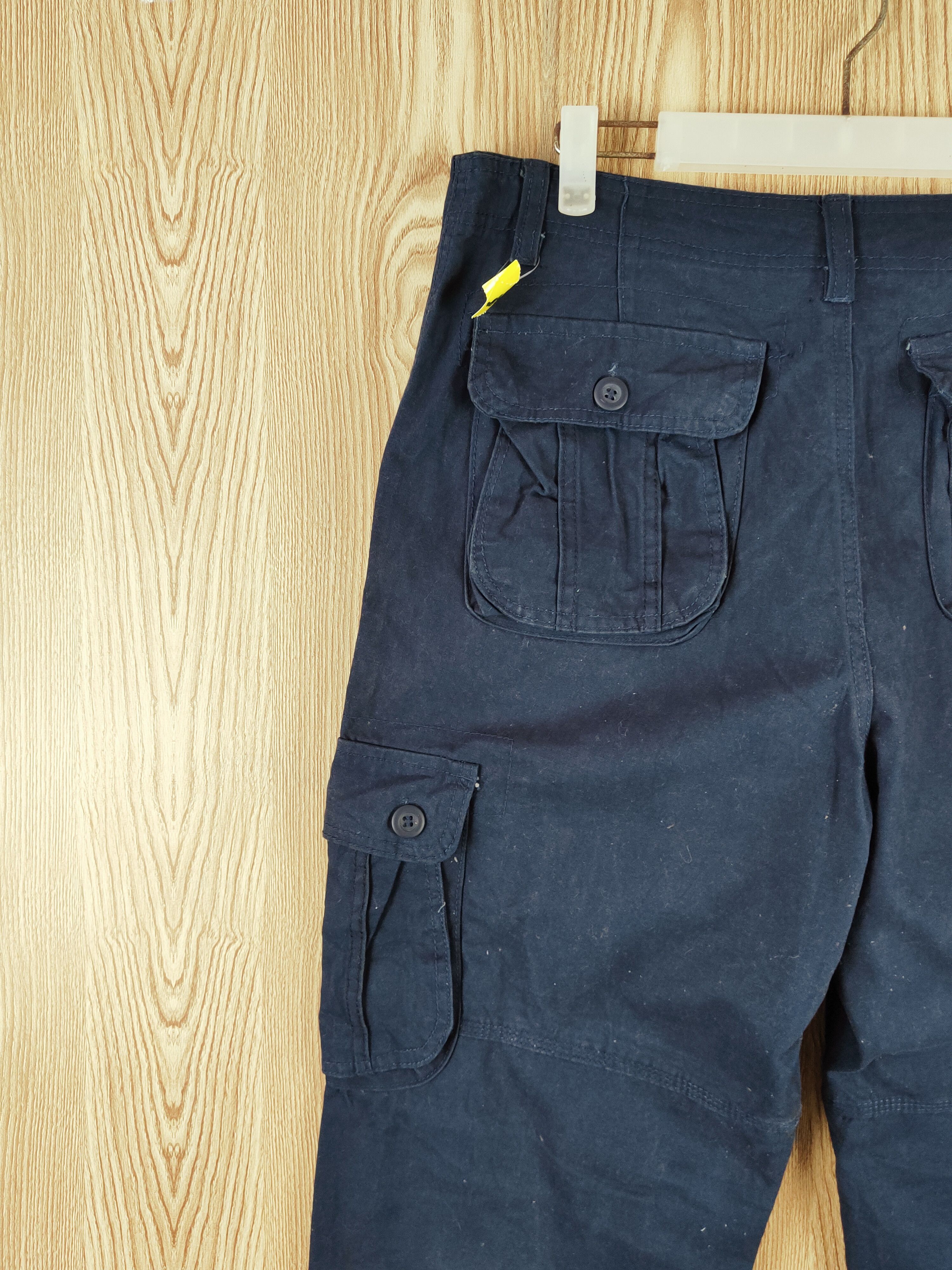 Japanese Brand Japanese Brand Navy Multipocket Tactical Cargo Pants #W018 Size US 34 / EU 50 - 8 Thumbnail