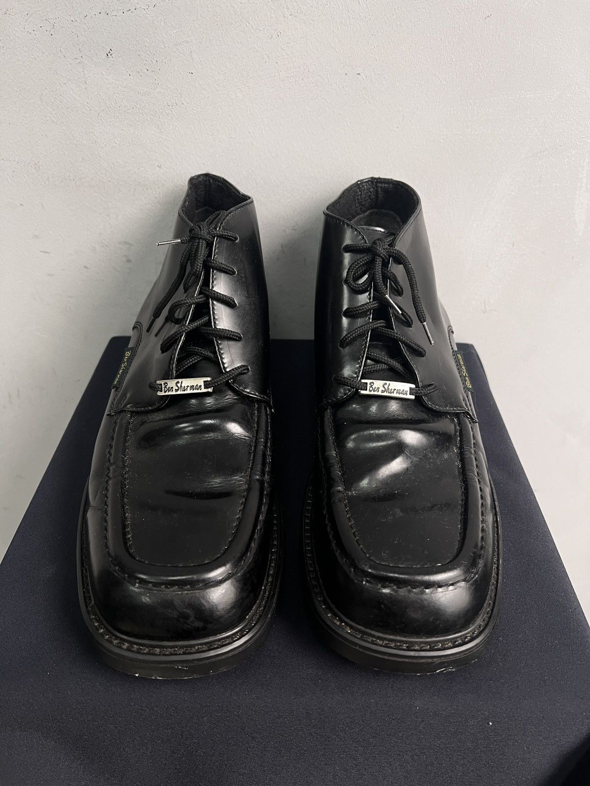 Hedi Slimane Rare black platform boots hype hedi slimane style opium Size US 9 / EU 42 - 4 Thumbnail